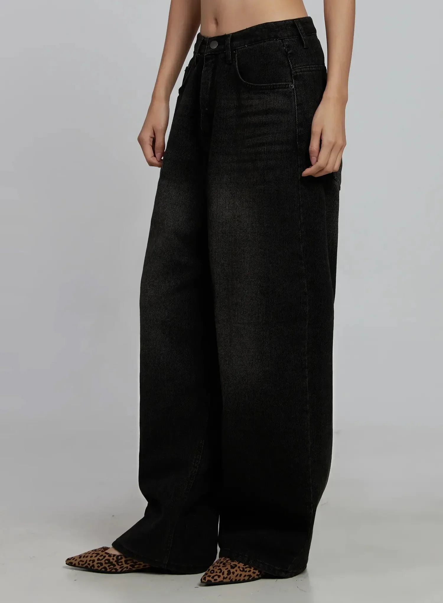 Mikayla Comfort Fit Wide Leg Jeans IM520 - Image 10
