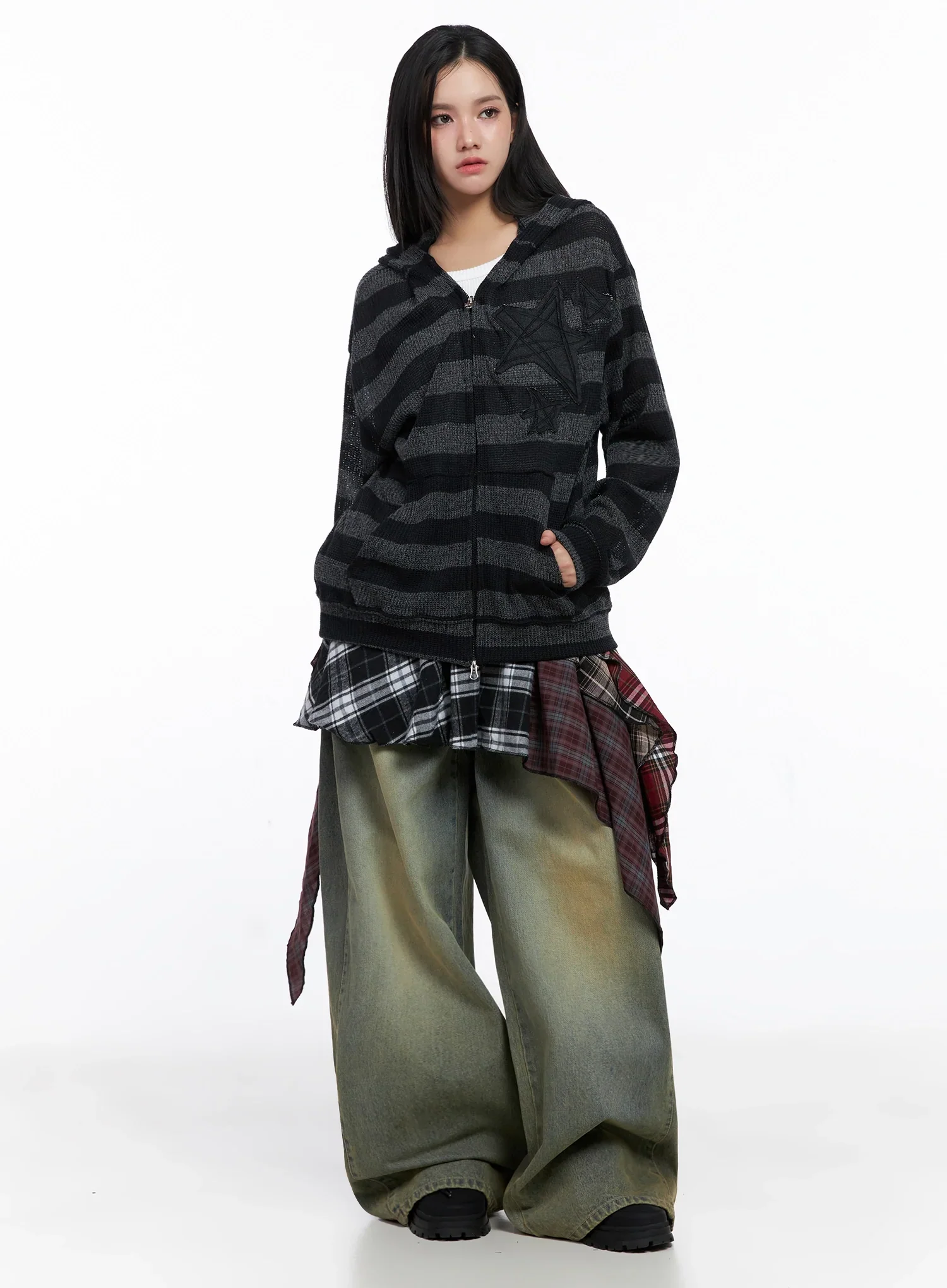 Milana Vintage Washed Baggy Jeans IS525 - Image 17