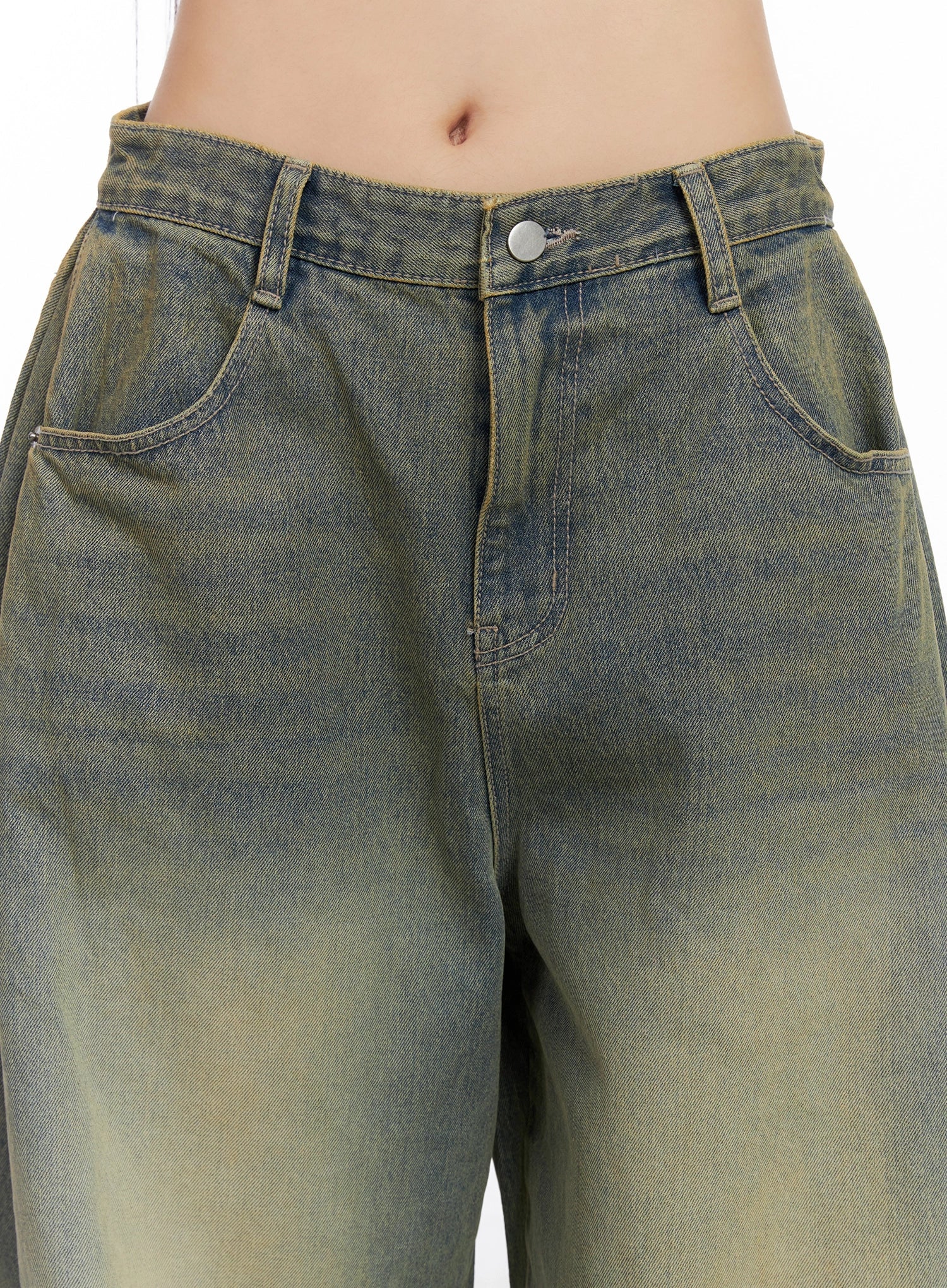 Milana Vintage Washed Baggy Jeans IS525 - Image 5