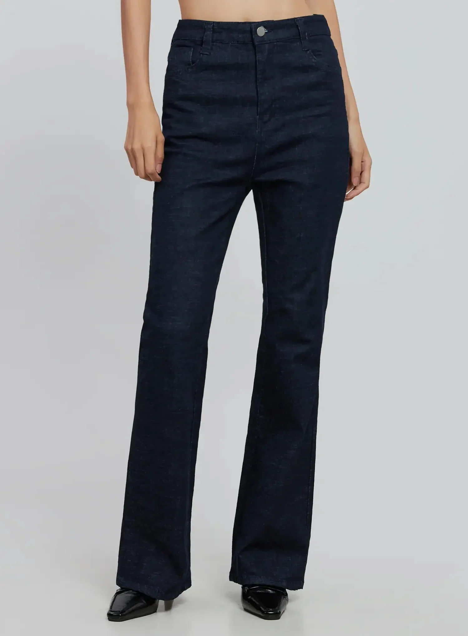 Milani Vintage Style Wide Leg Jeans IN507 - Image 5