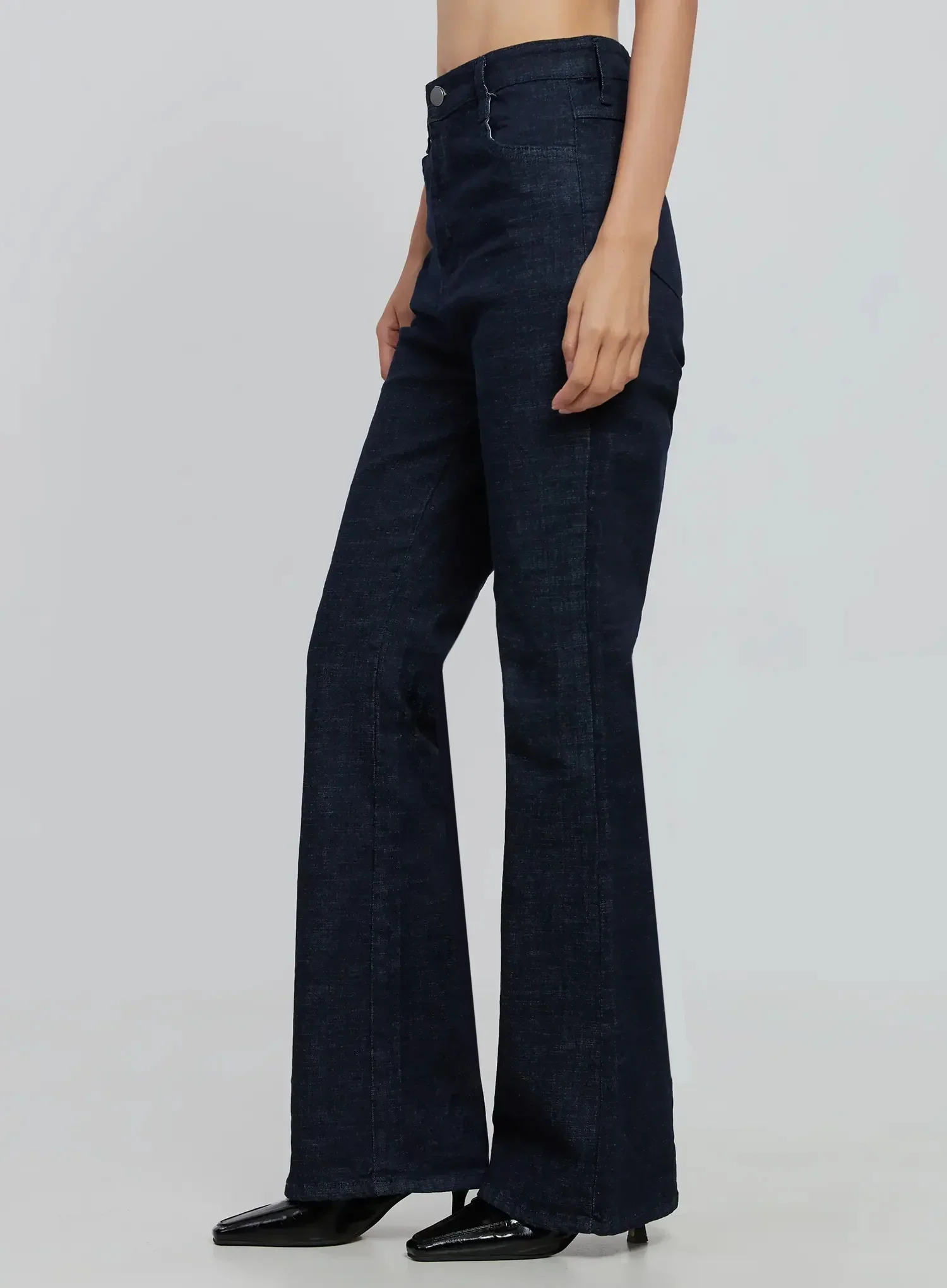 Milani Vintage Style Wide Leg Jeans IN507 - Image 6