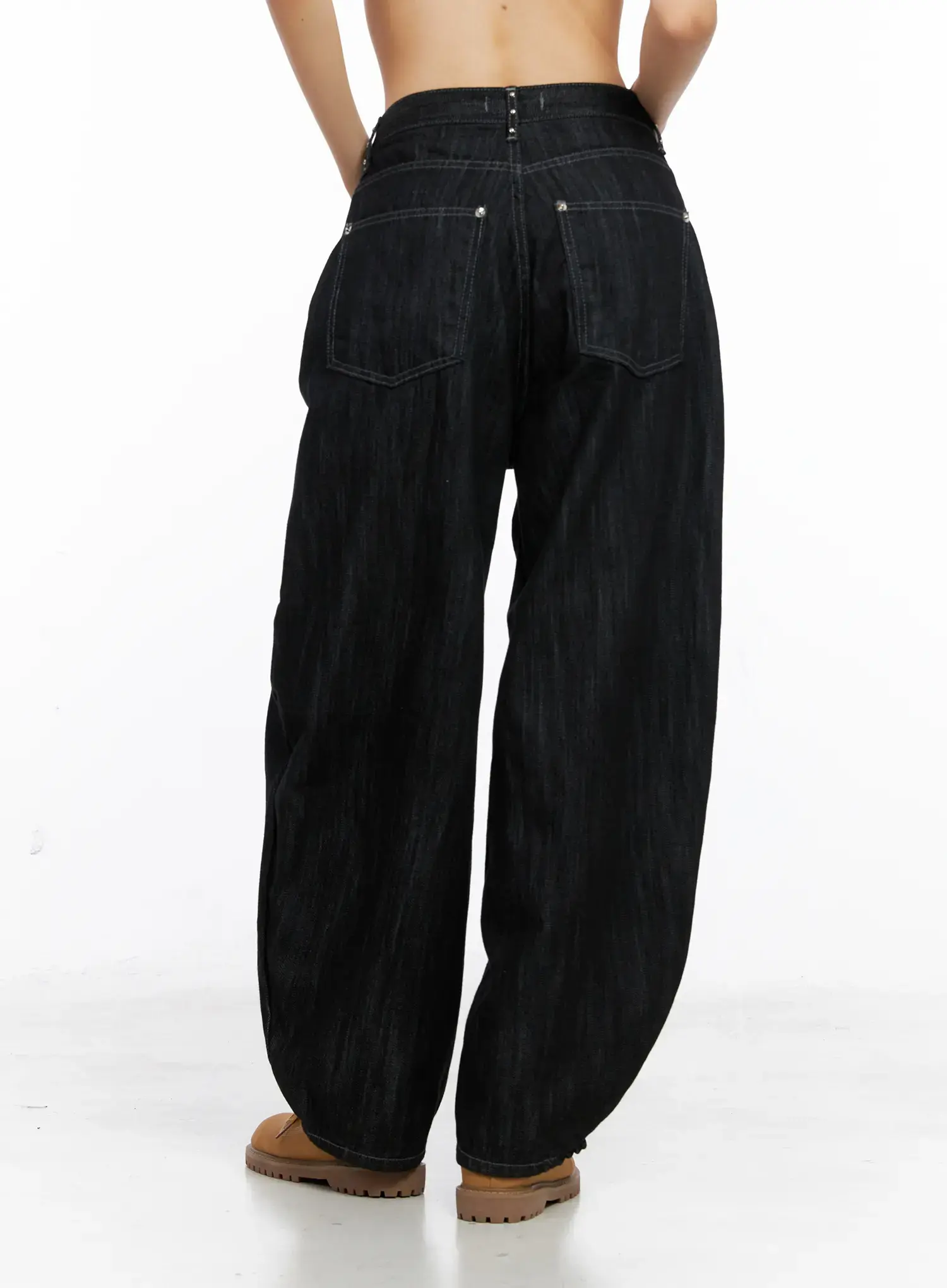 Miles Rhinestone Barrel Jeans CS509 - Image 8