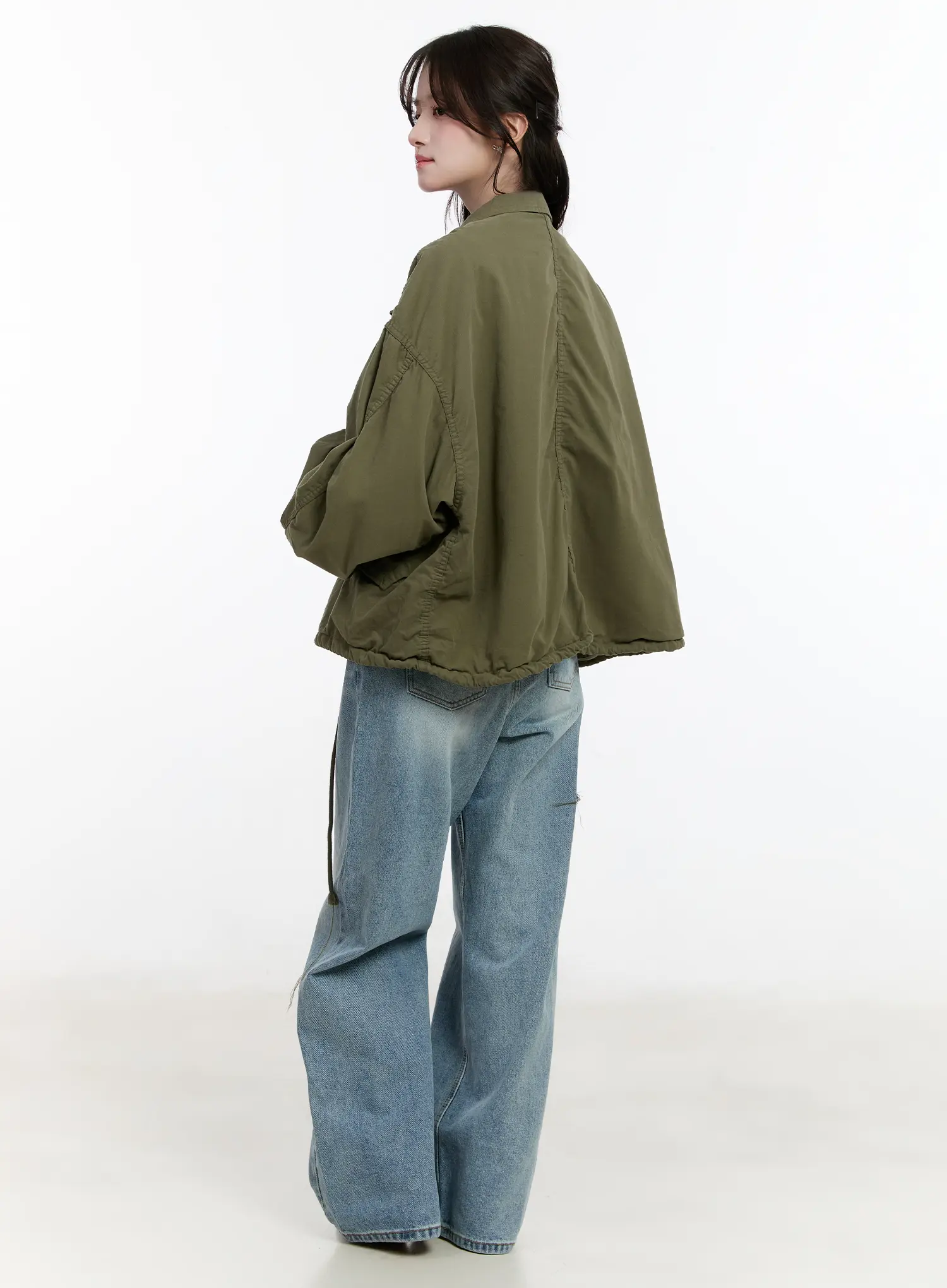Military Style Oversized Jacket CM505 - Image 11