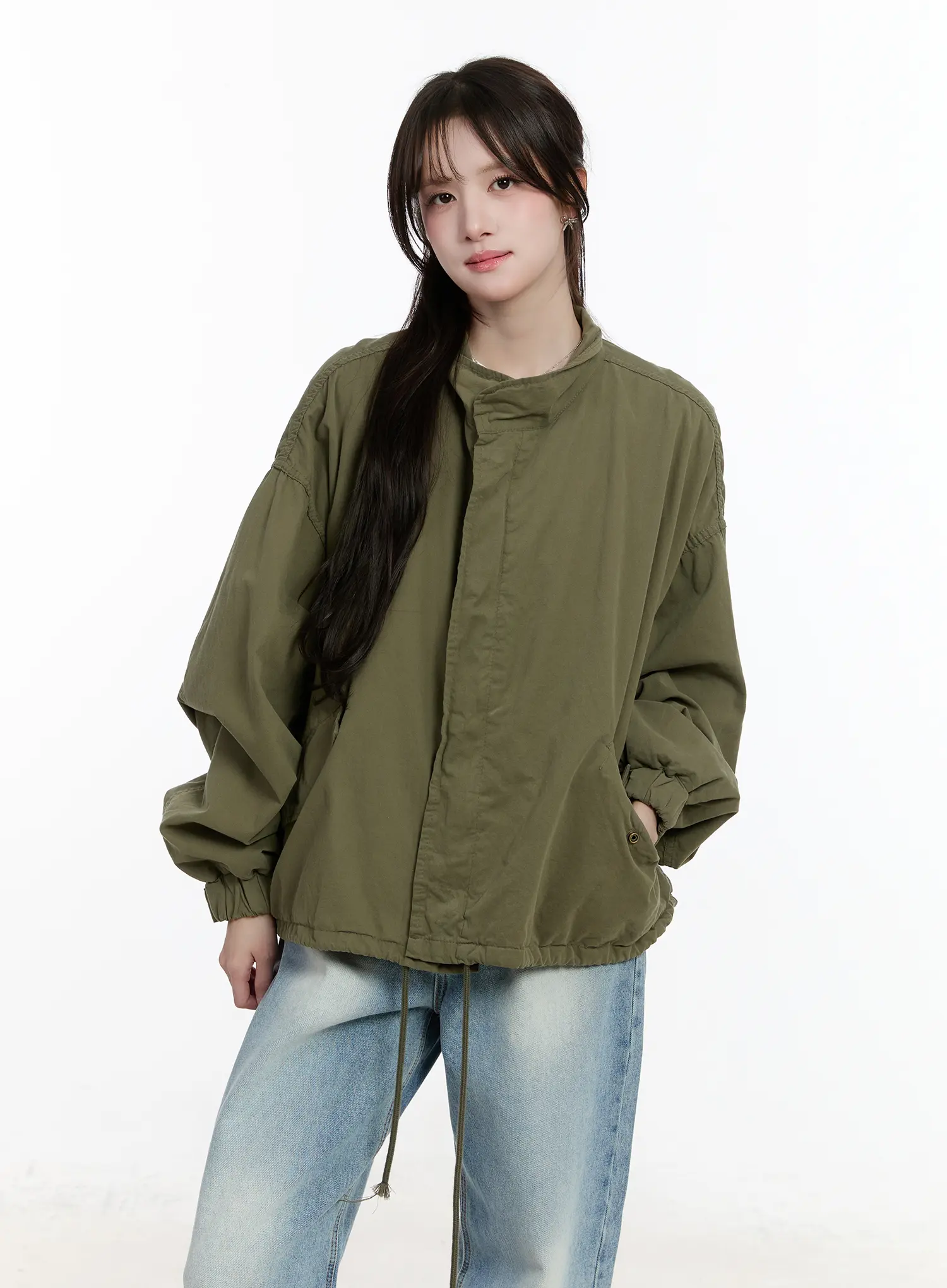 Military Style Oversized Jacket CM505 - Image 4