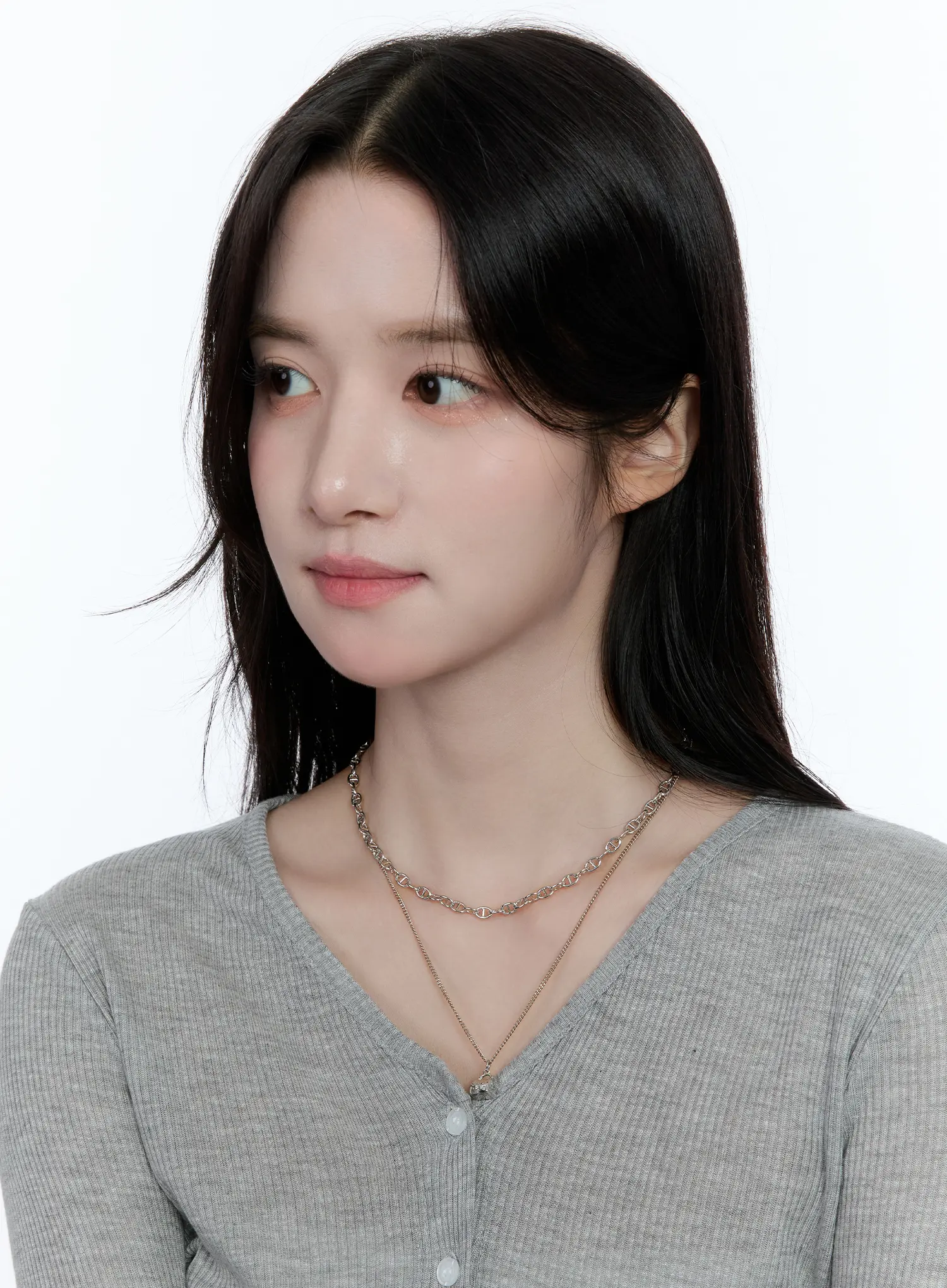 Mini Bag Pendant Layered Necklace CC0608 - Image 2