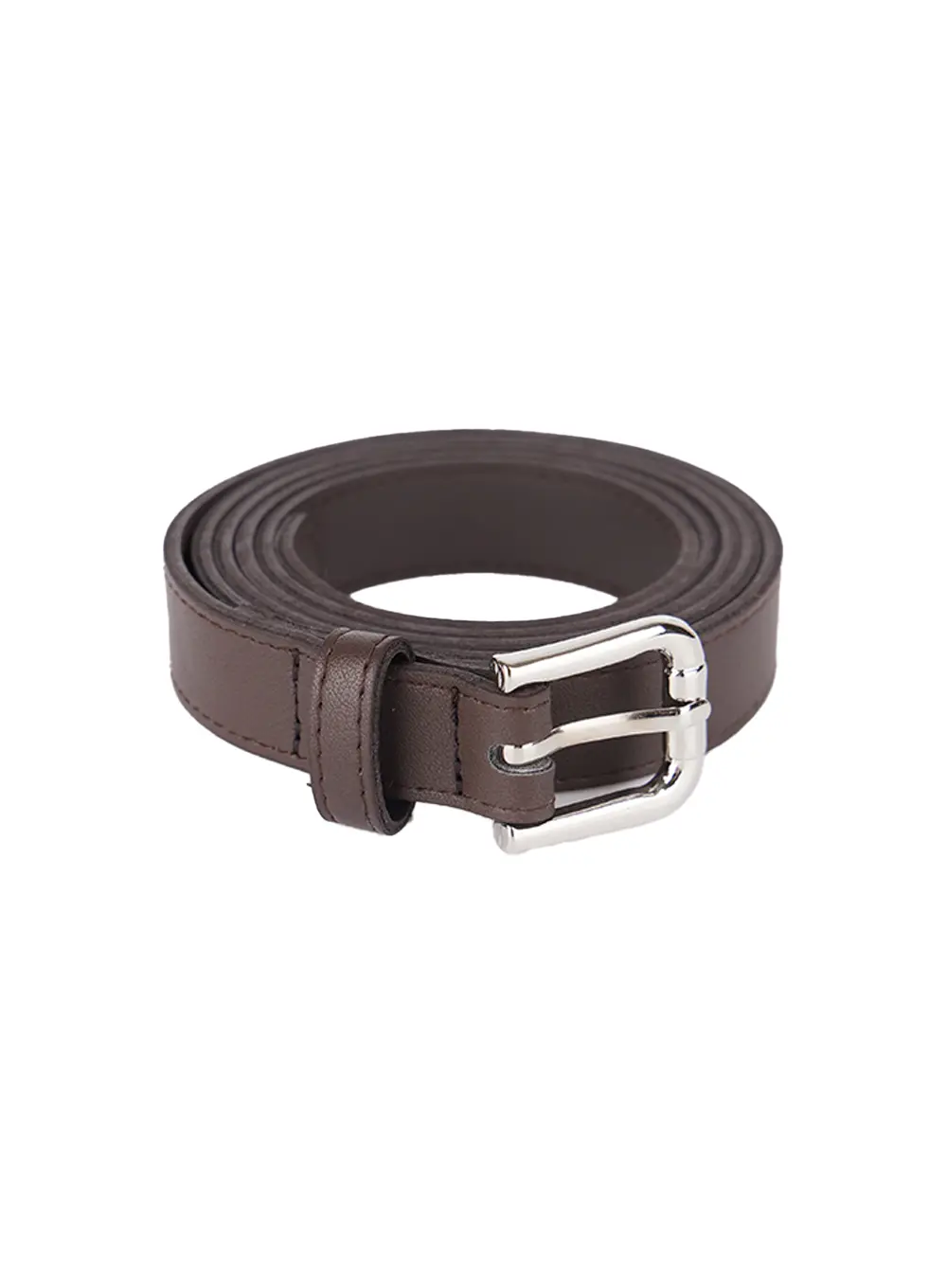 Minimalist Red Faux Leather Belt CL508 - Image 7