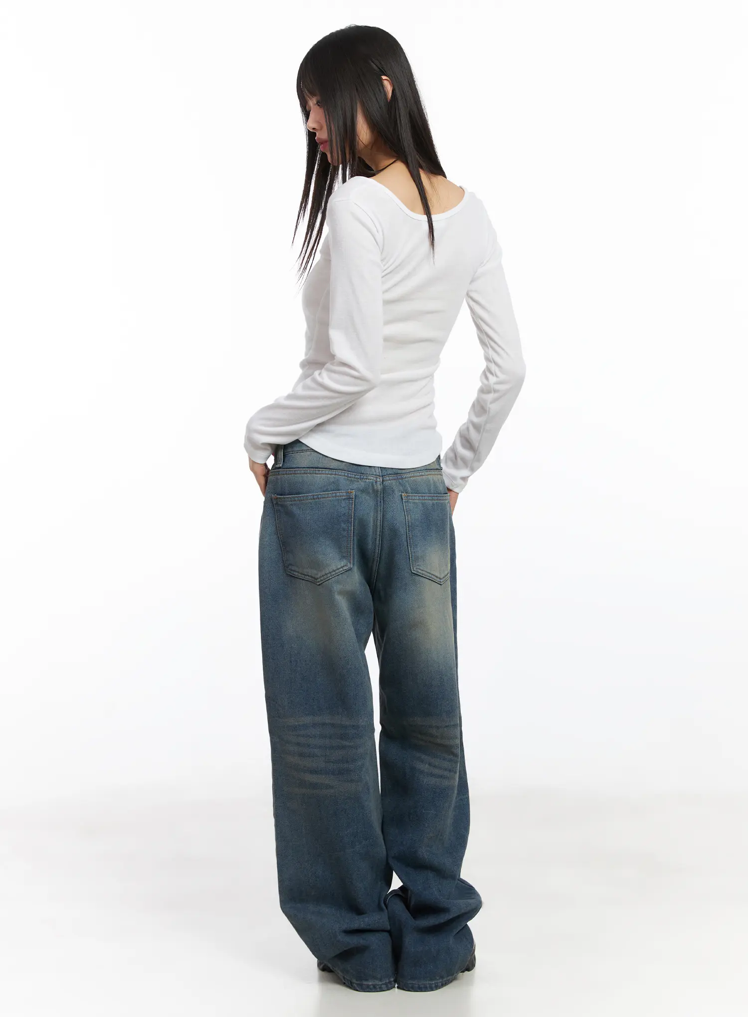 Miriam Wide Leg Jeans CD519 - Image 9