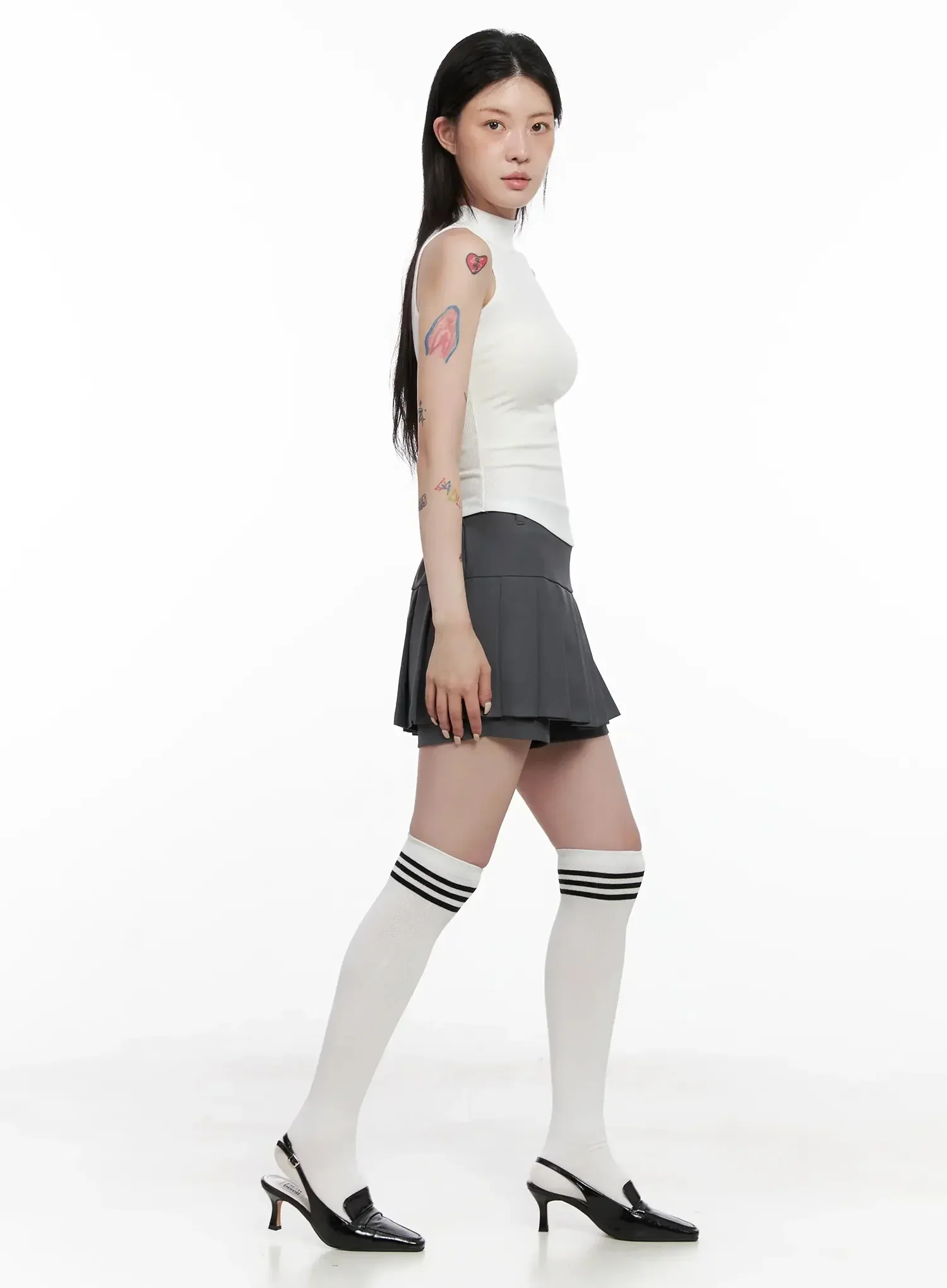 Mock Neck Tank Top IS508 - Image 8