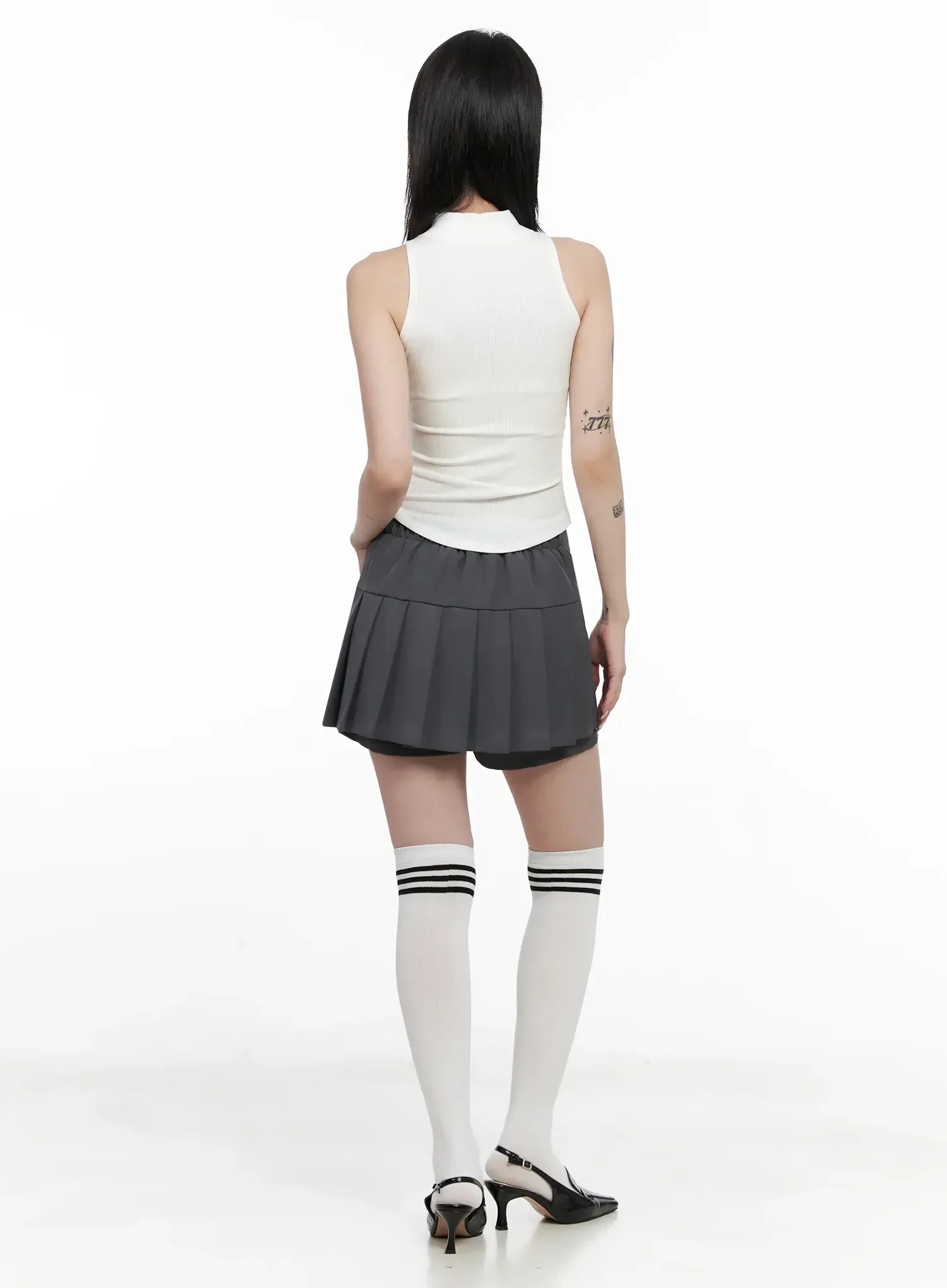 Mock Neck Tank Top IS508 - Image 9