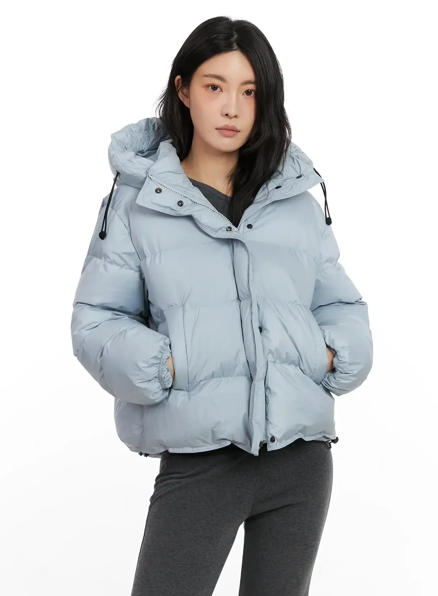 Modern Crop Puffer Jacket IN528