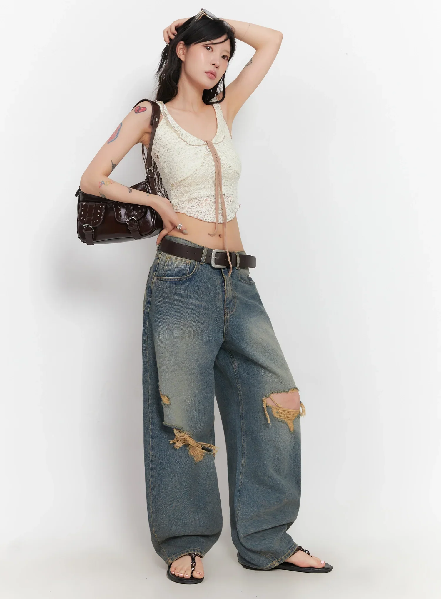 Modern Faux Leather Belt  IC503 - Image 16
