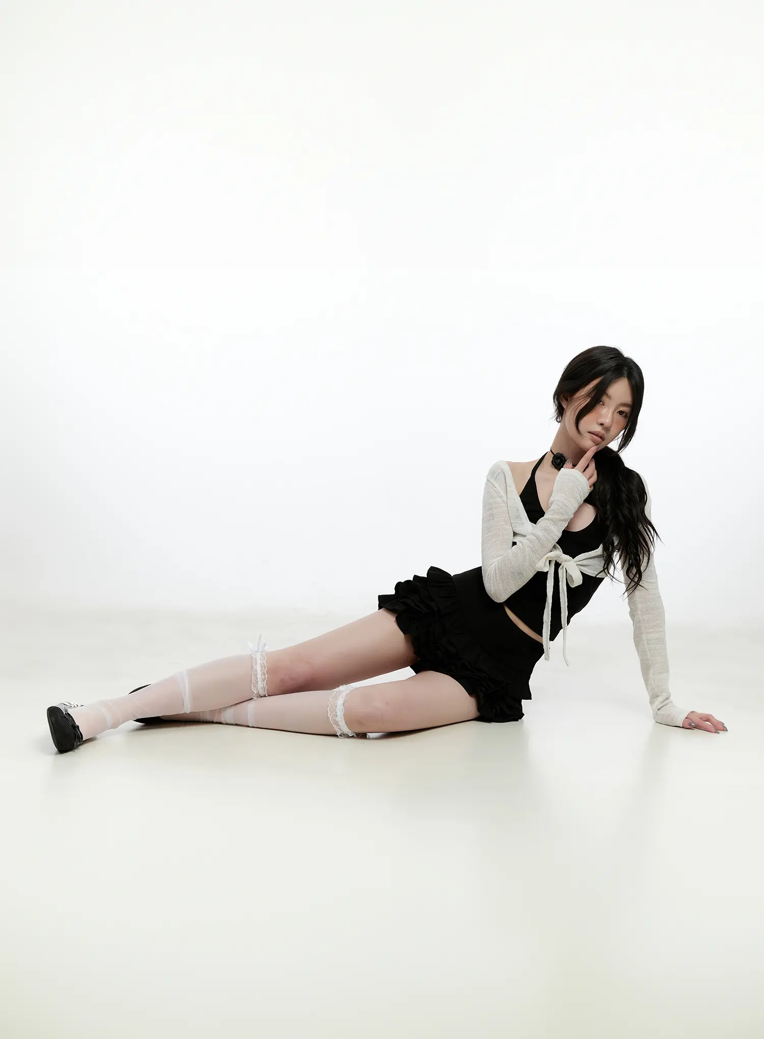Multi-Layered Ruffle Mini Skirt CN517
