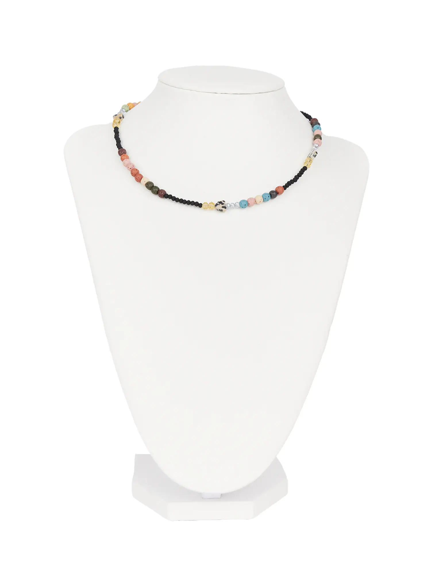 Multicolor Beaded Choker Necklace CO513 - Image 5