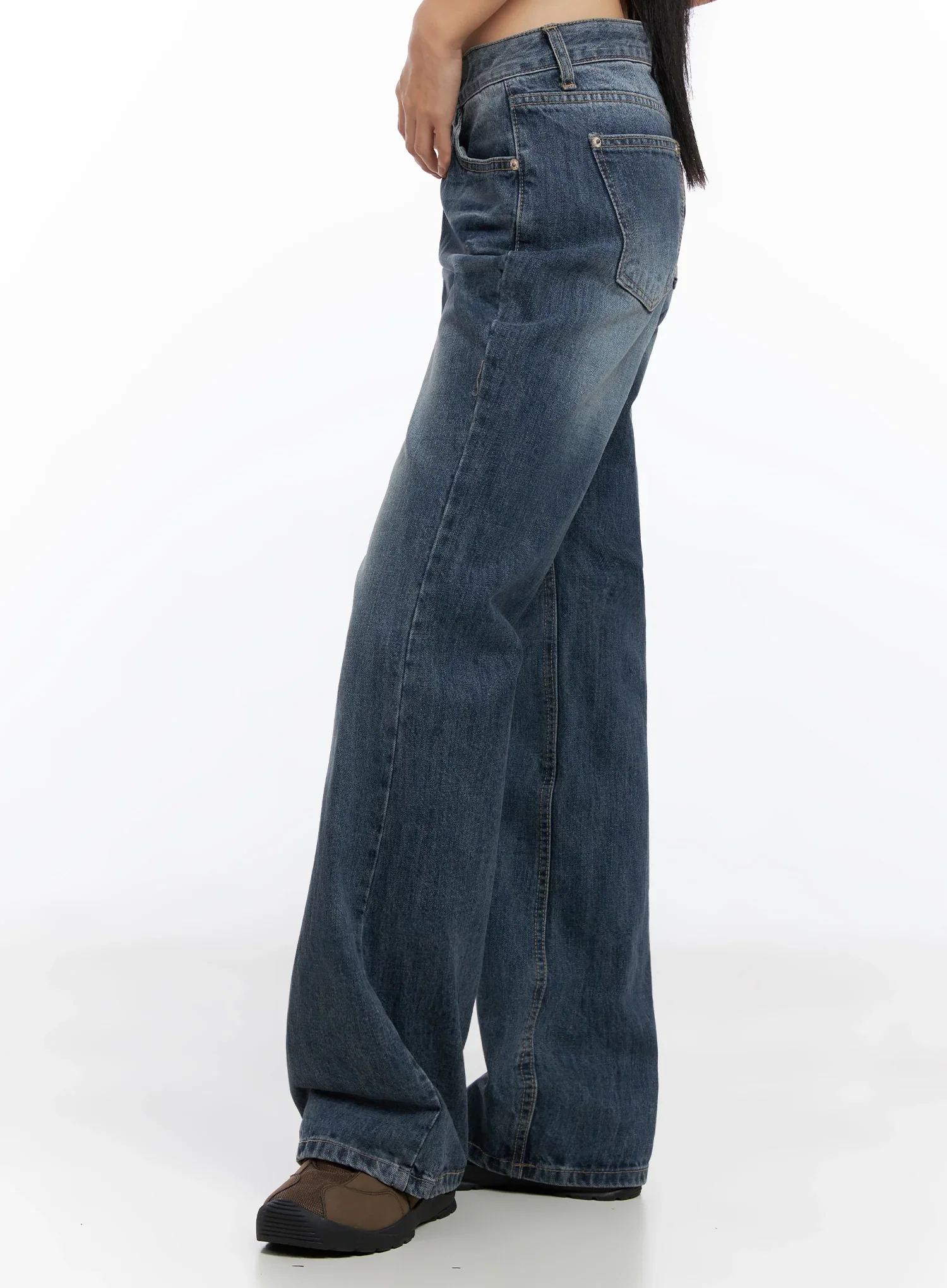 Myra Washed Bootcut Jeans IO516 - Image 10