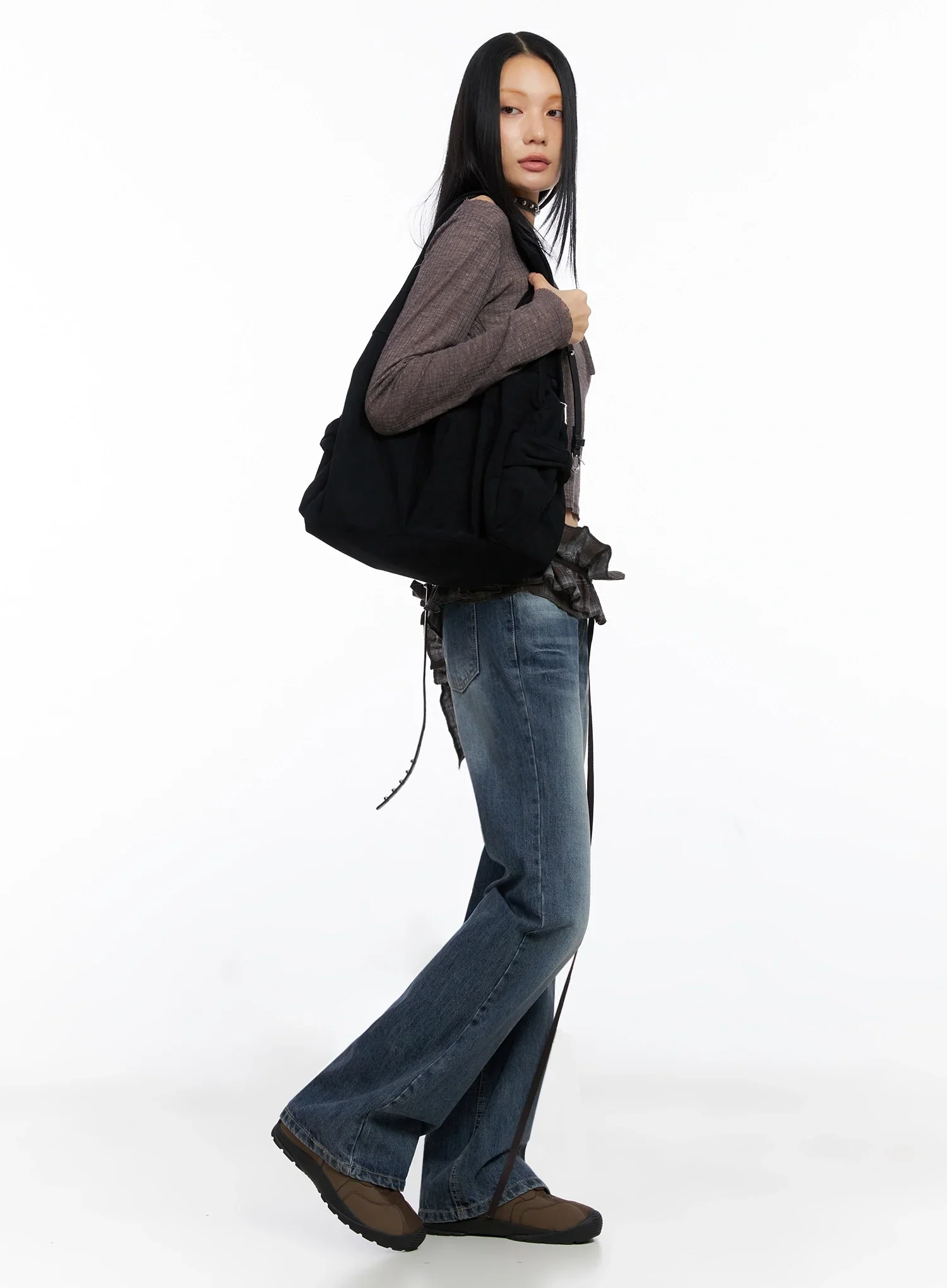 Myra Washed Bootcut Jeans IO516 - Image 3