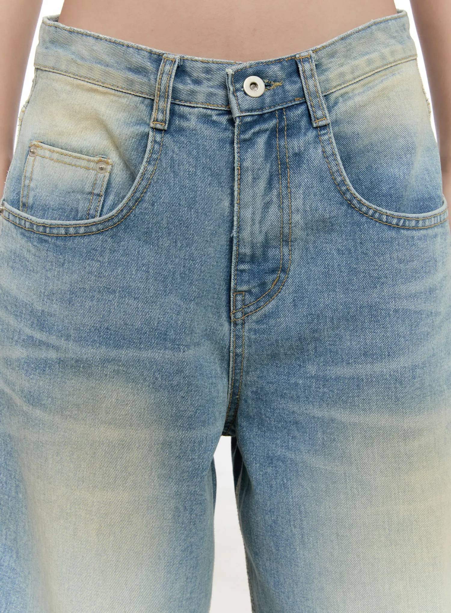 Naeun Distressed Baggy Jeans CL531 - Image 4