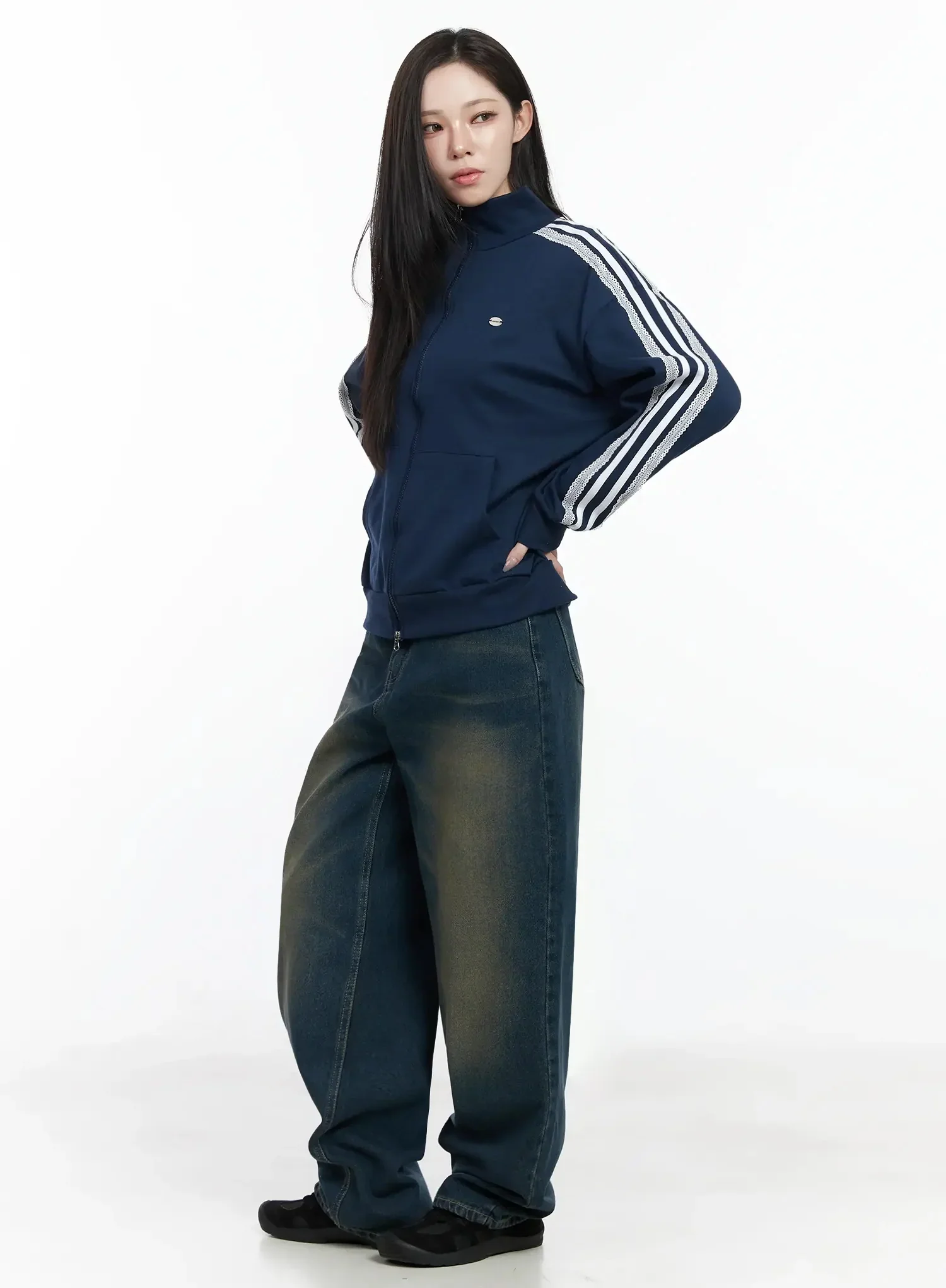 Naom Vintage Wide Jeans IF502 - Image 3