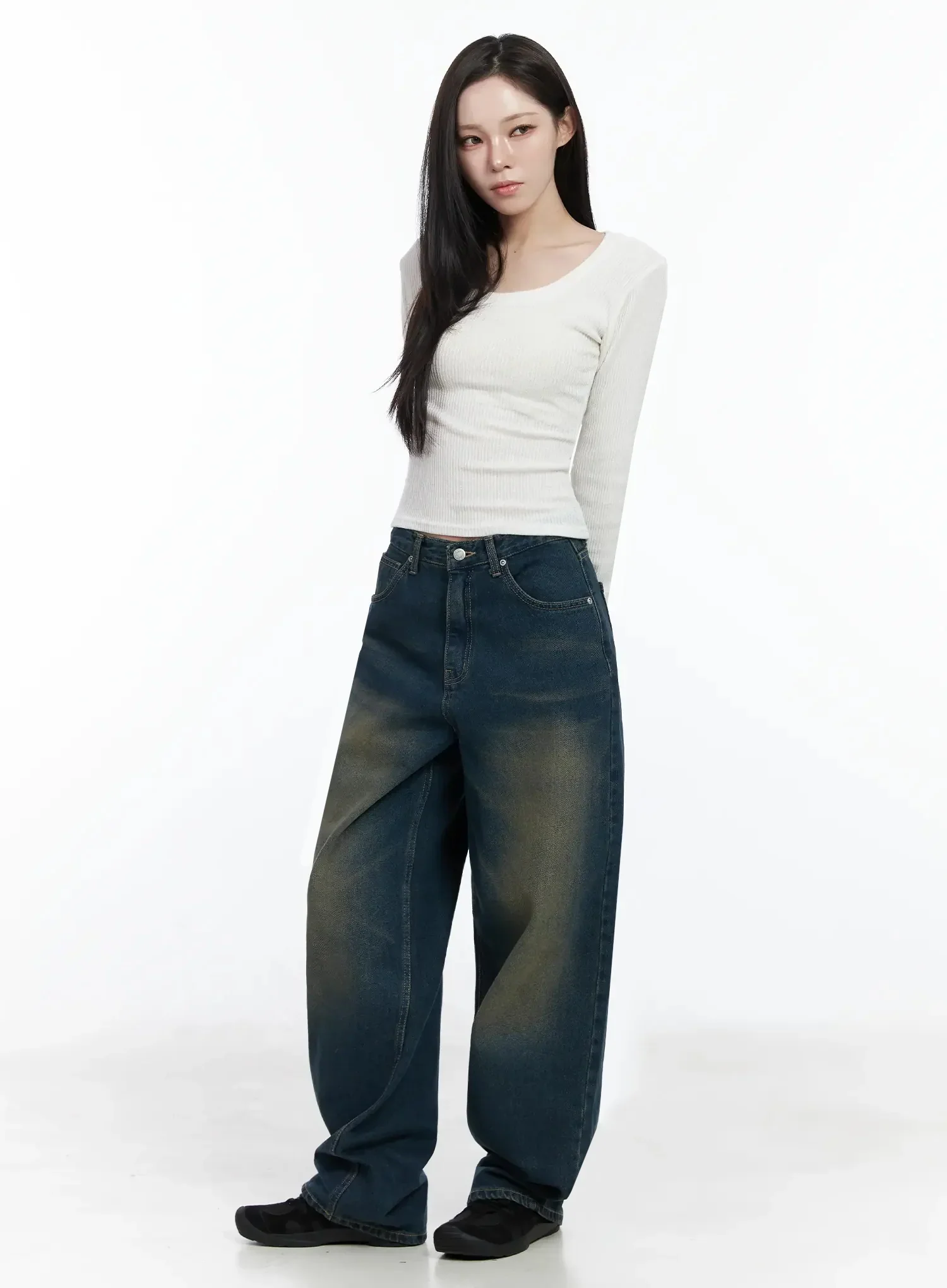 Naom Vintage Wide Jeans IF502 - Image 8