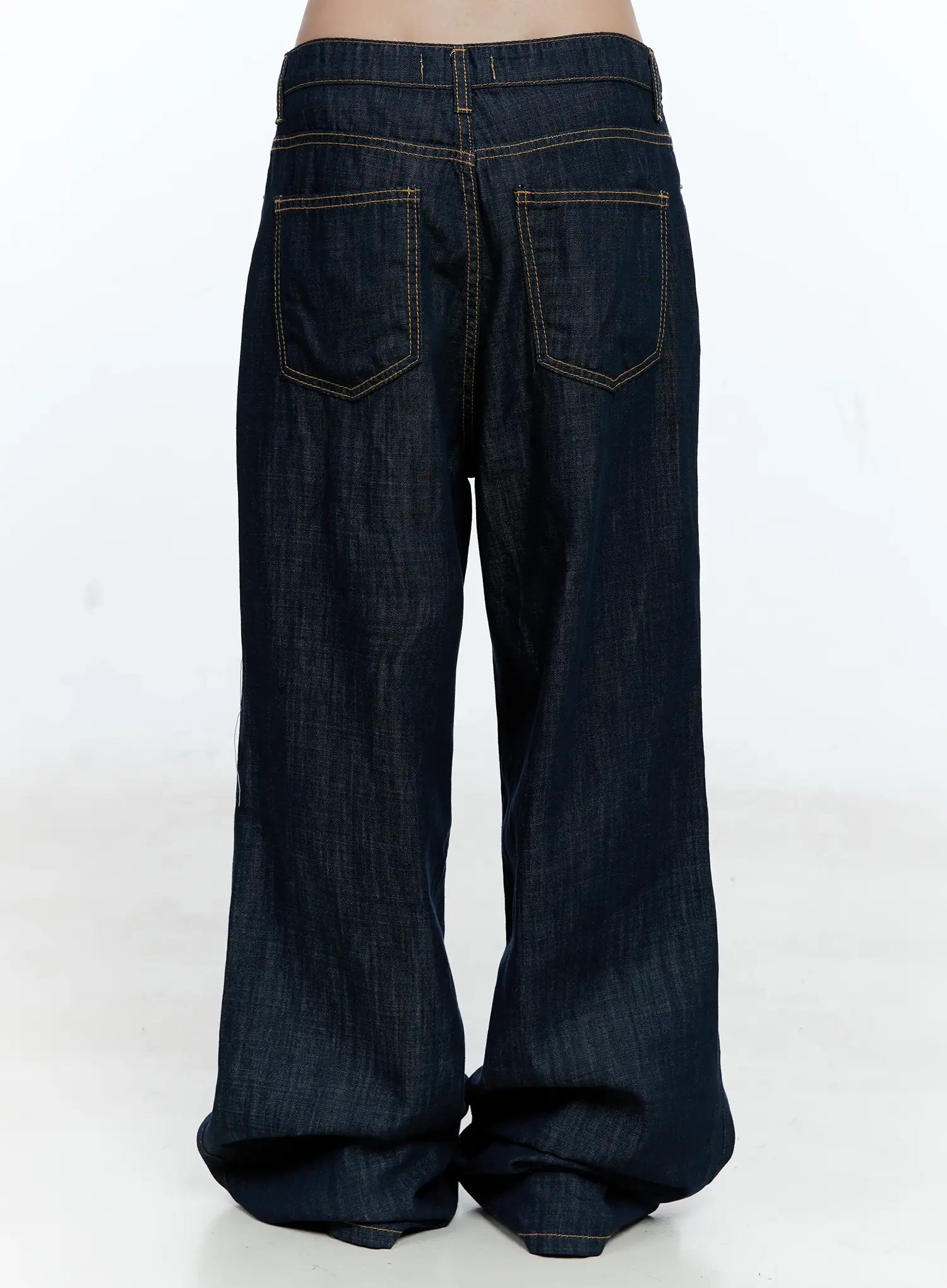 Nari No-Fade Wide-Leg Denim Jeans CG512 - Image 6