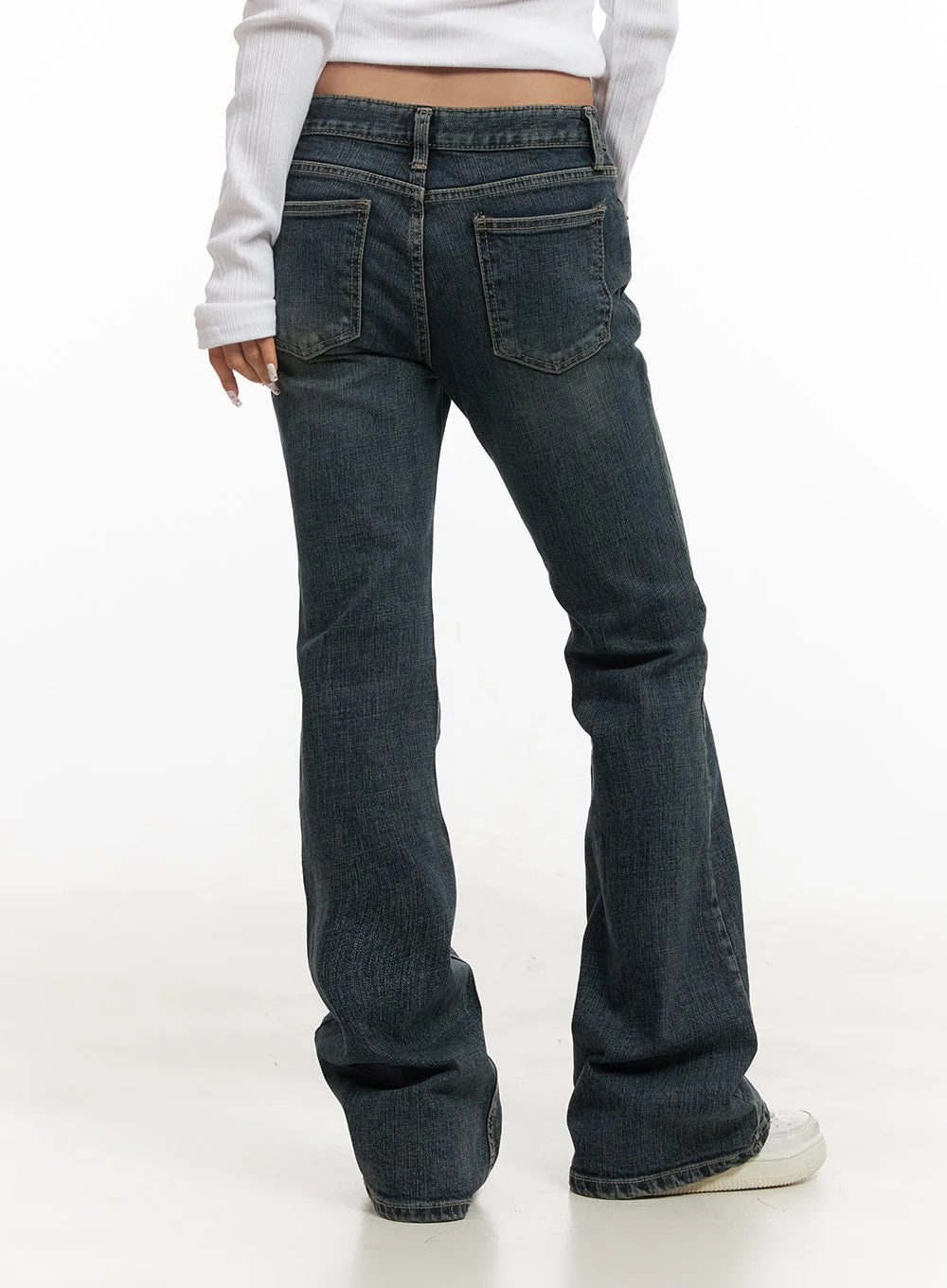 Natalia Low-Rise Flared Jeans CJ508 - Image 7