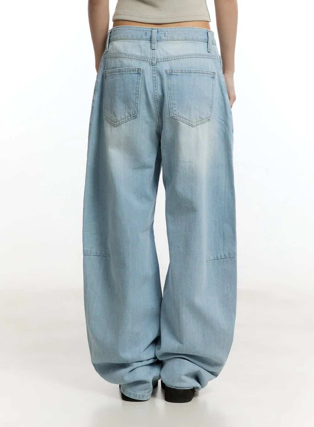 Nevara Washed Baggy Jeans CY501 - Image 6