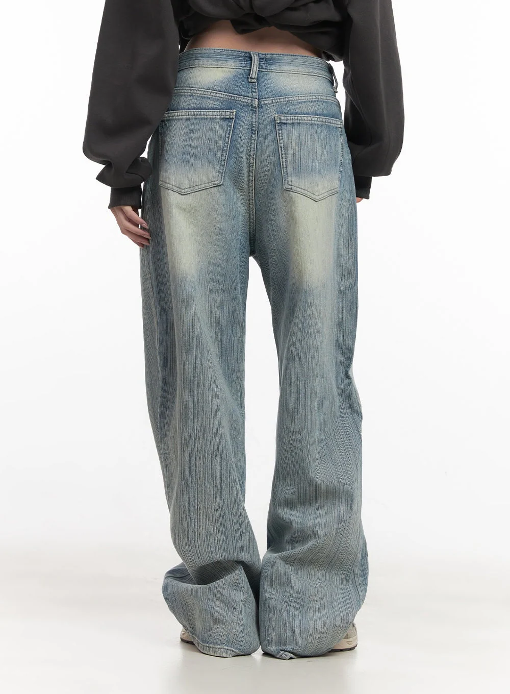 Nicola Washed Wide-Leg Jeans CF514 - Image 5