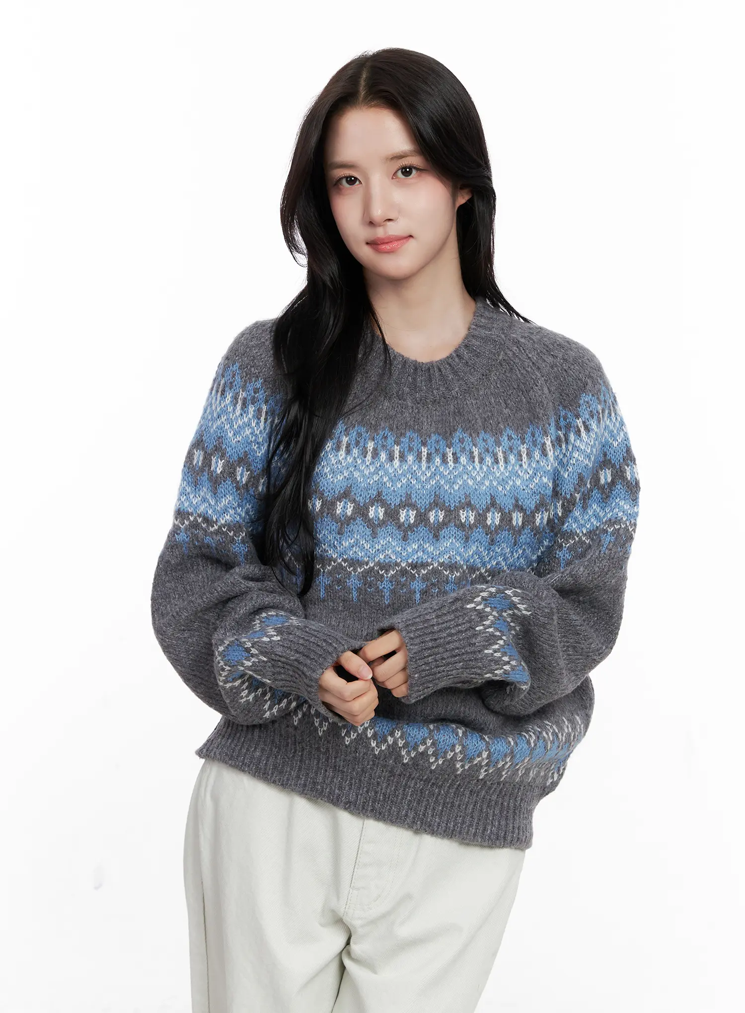 Nordic Knit Sweater CO522 - Image 13
