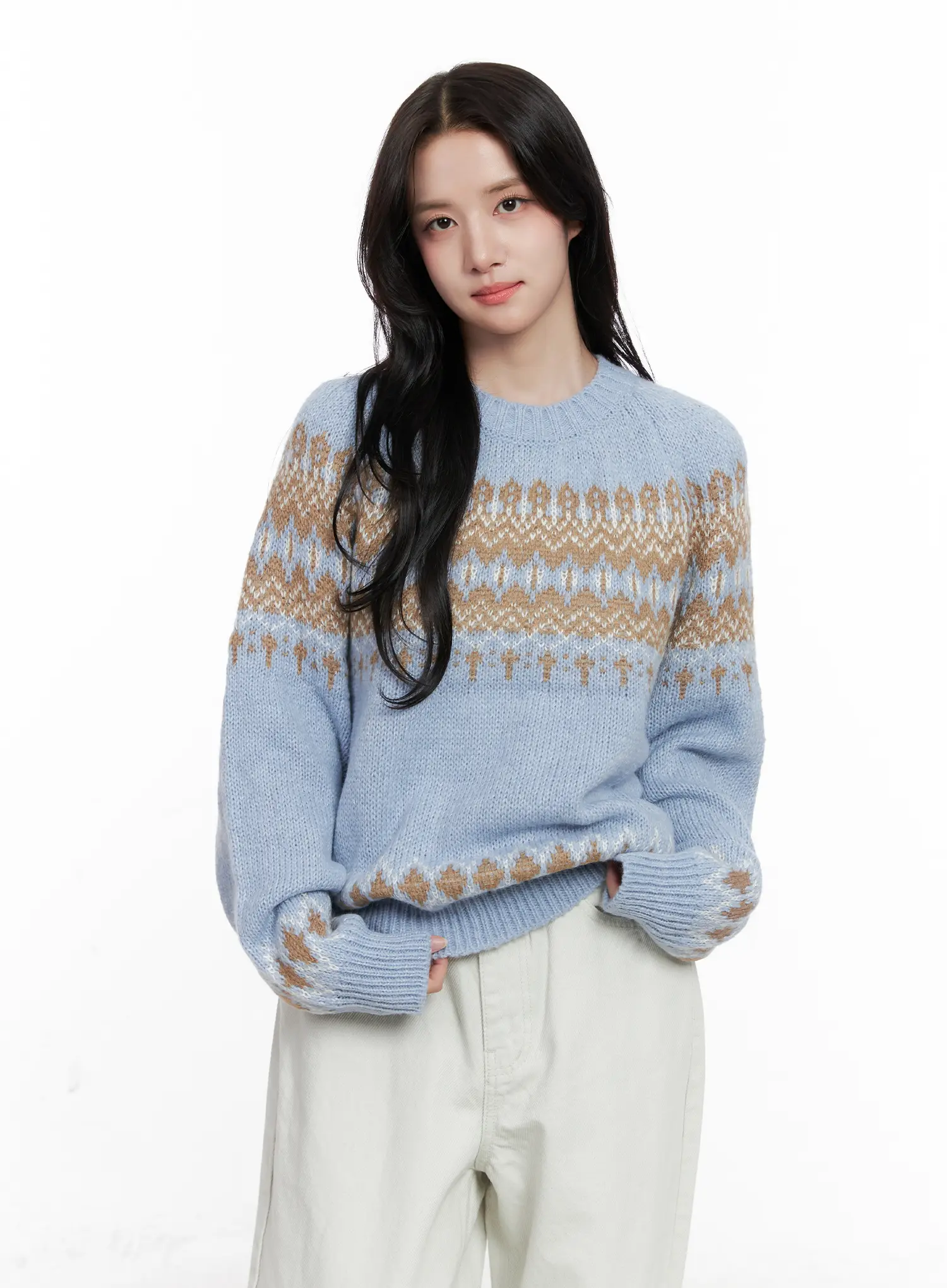 Nordic Knit Sweater CO522 - Image 2