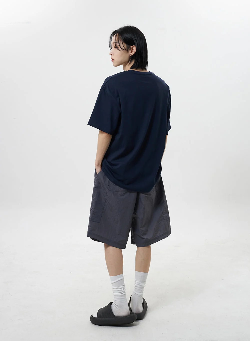 Nylon Bermuda Pants Unisex CY322 - Image 12