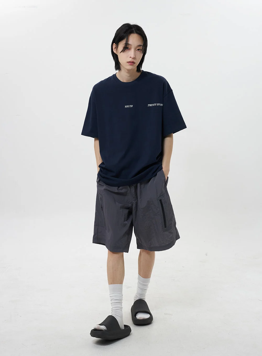 Nylon Bermuda Pants Unisex CY322 - Image 4