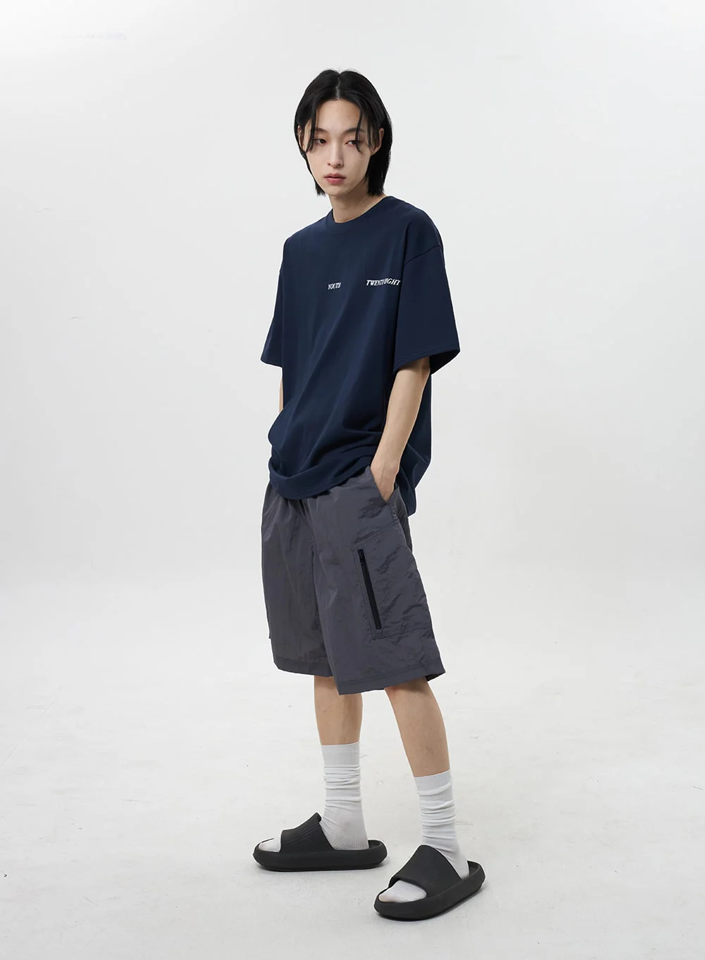 Nylon Bermuda Pants Unisex CY322 - Image 8