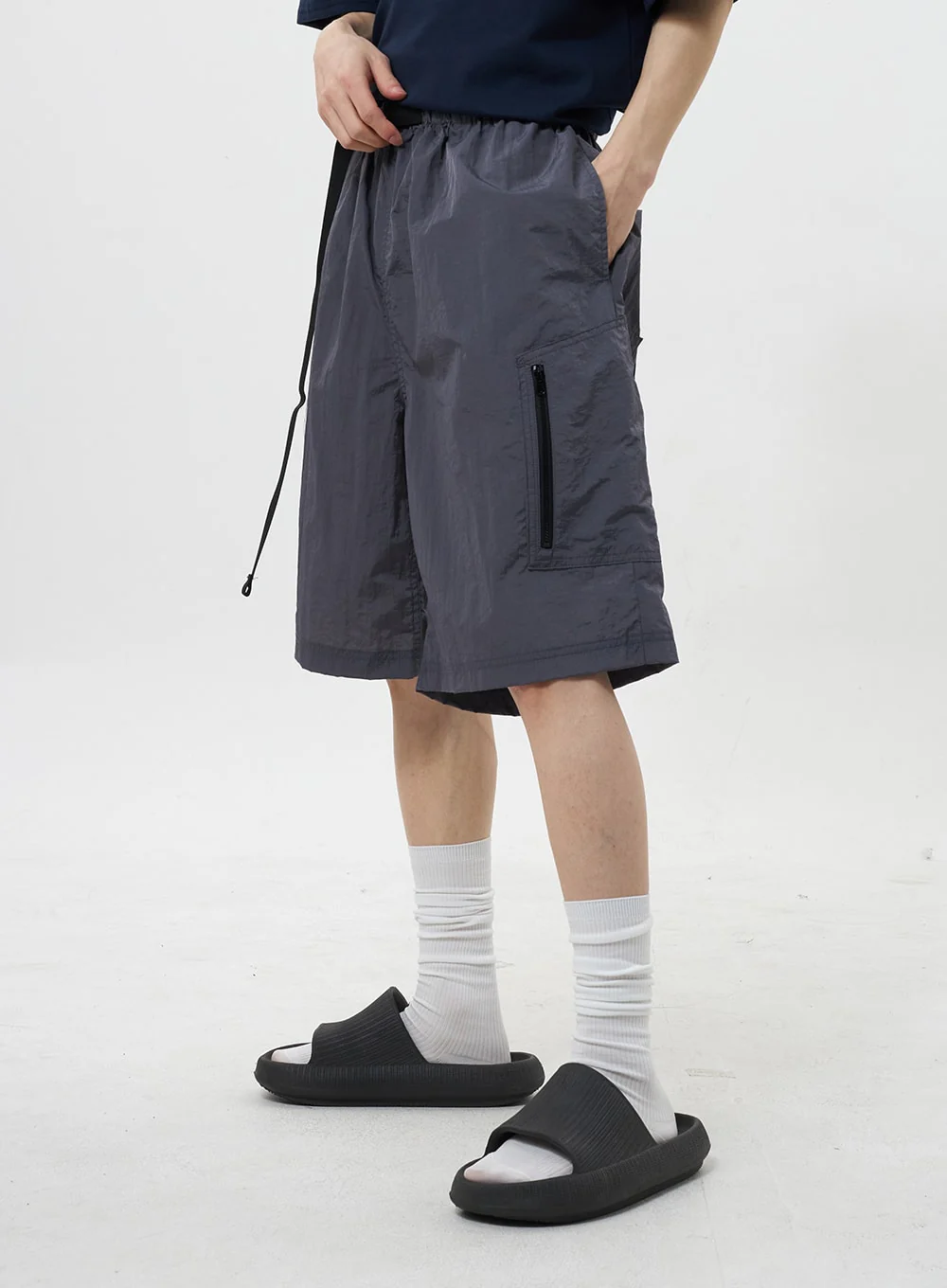Nylon Bermuda Pants Unisex CY322 - Image 9