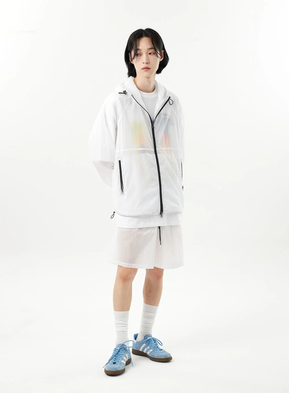 Nylon Hoodie Jacket CU314 - Image 9