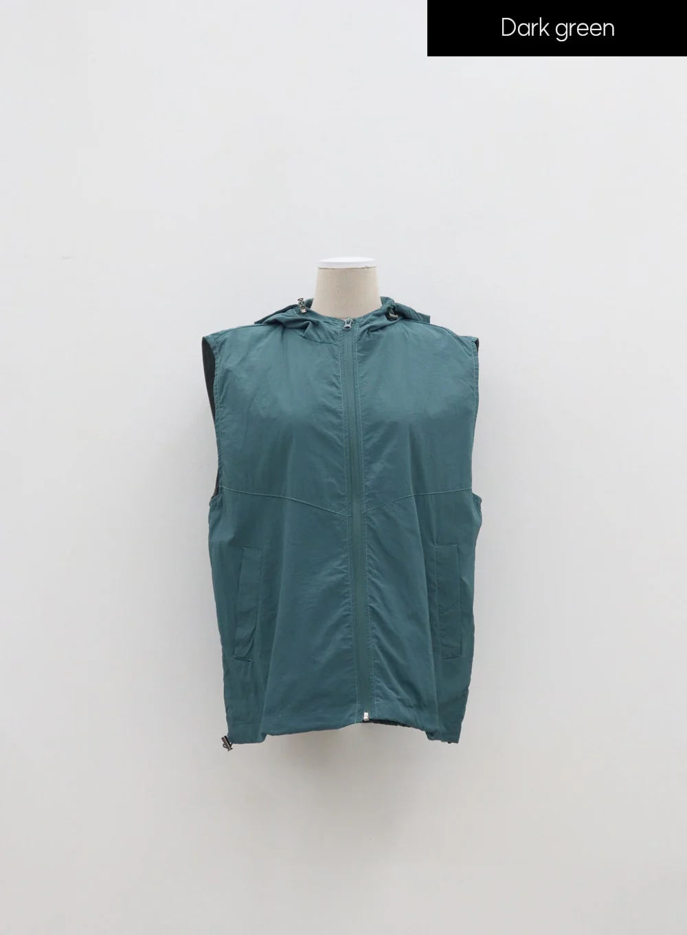 Nylon Hoodie Vest IA304 - Image 10