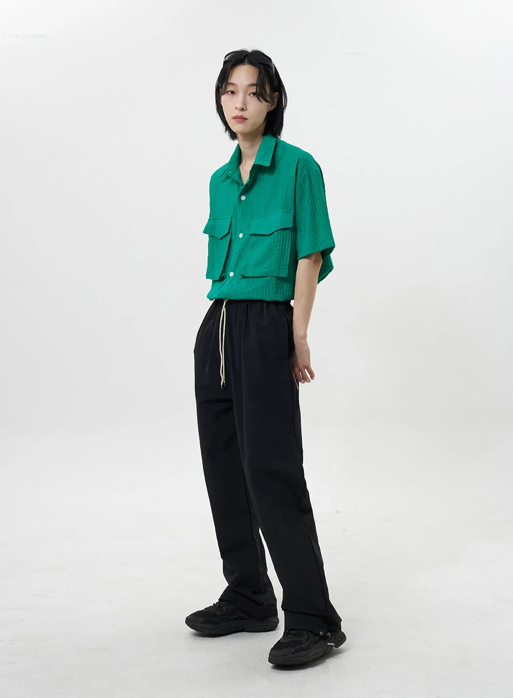 Nylon Track Pants Unisex CY318 - Image 14