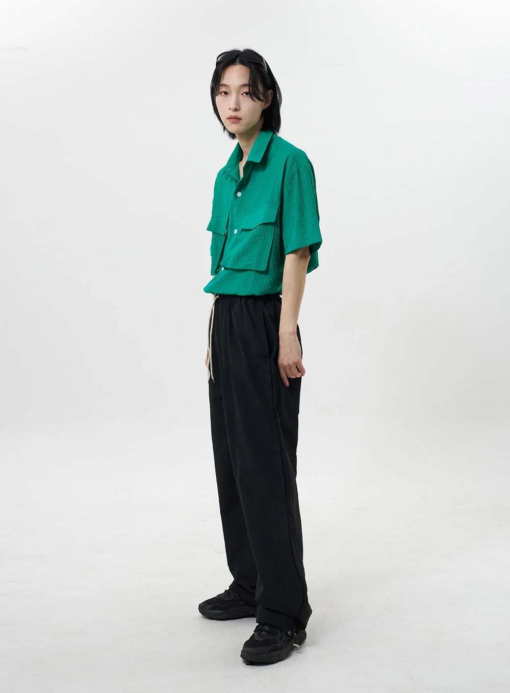 Nylon Track Pants Unisex CY318 - Image 17