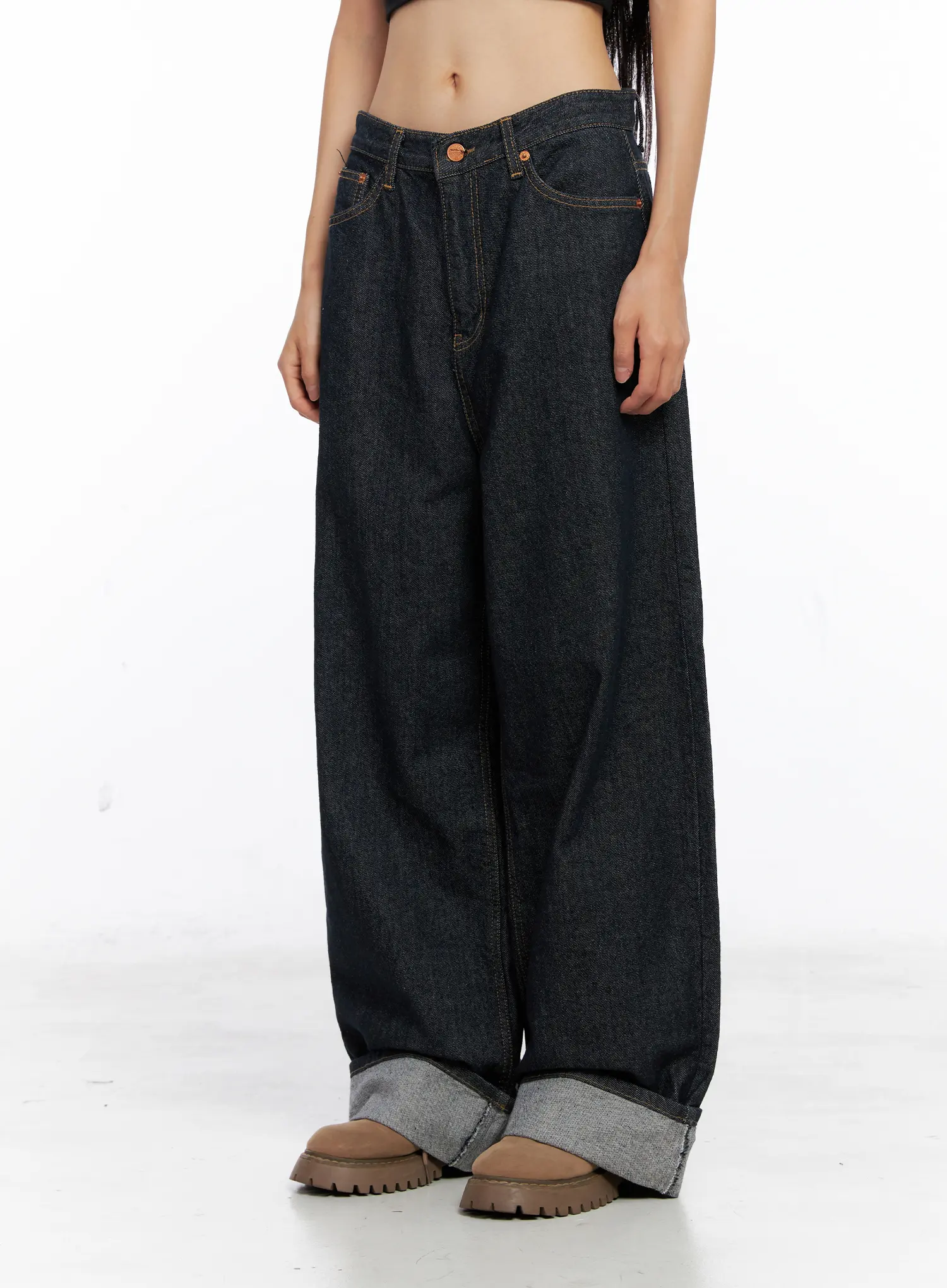 Oakley Cuffed Wide-Leg Jeans CS511 - Image 10
