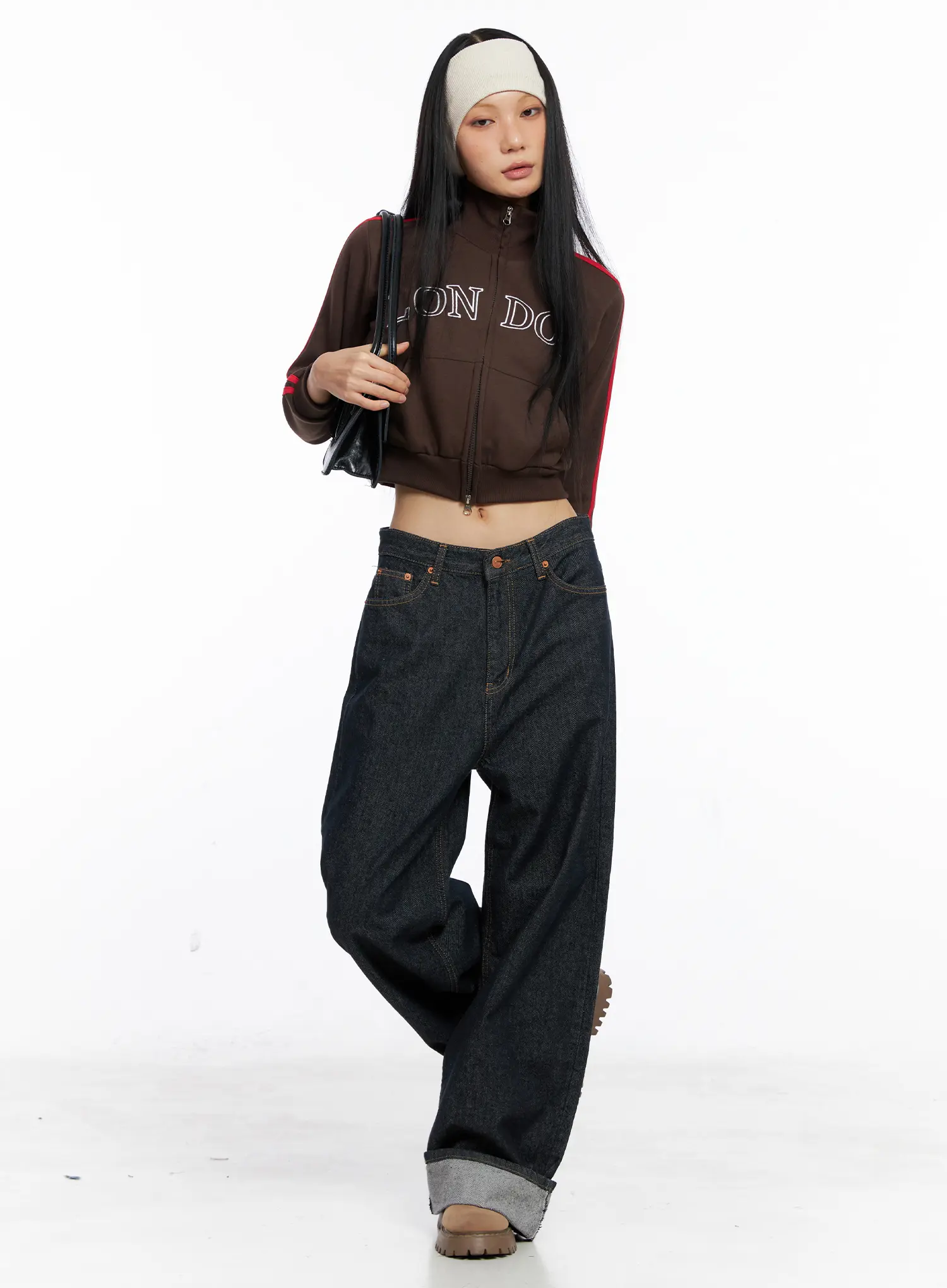 Oakley Cuffed Wide-Leg Jeans CS511 - Image 2