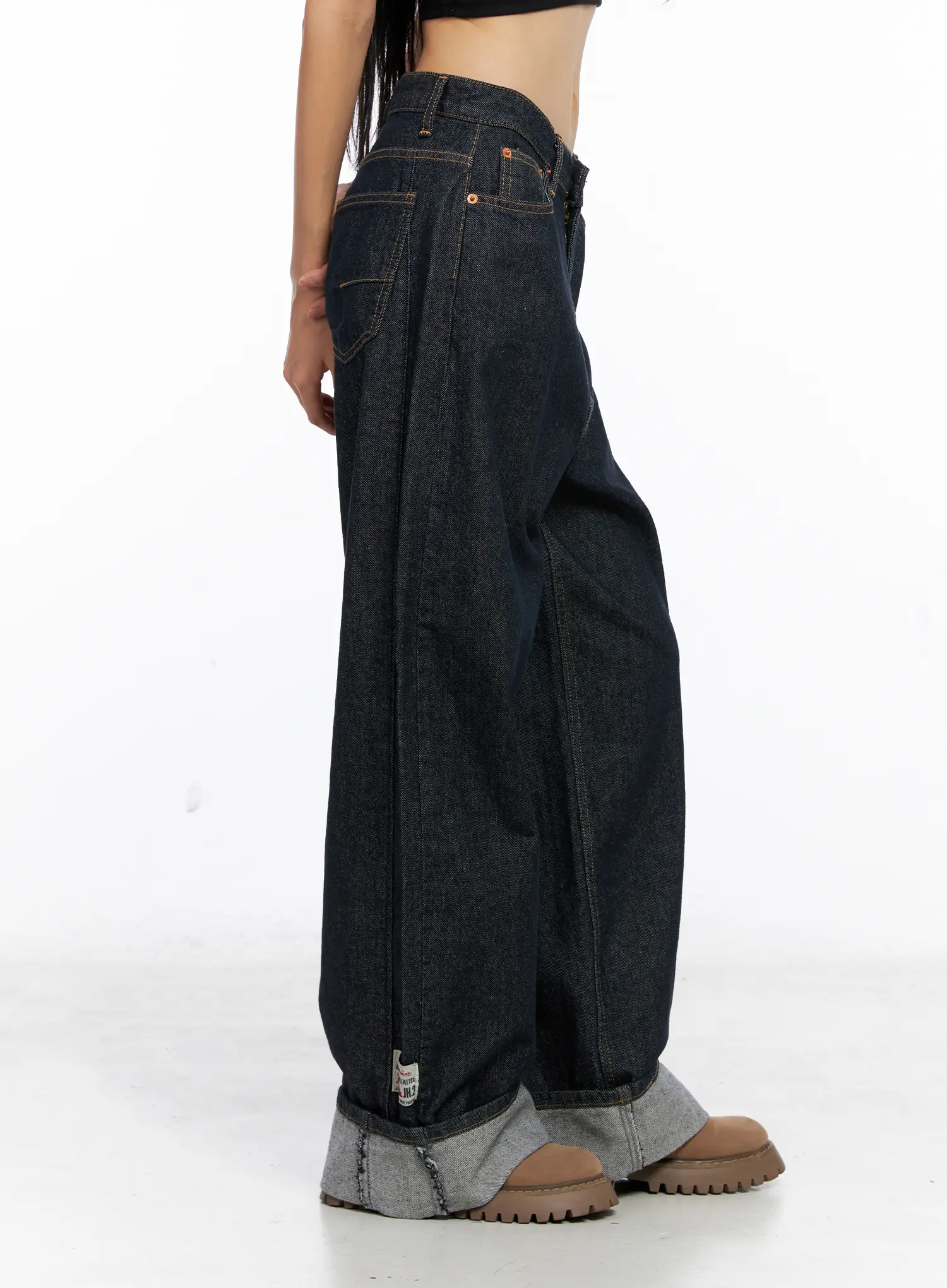 Oakley Cuffed Wide-Leg Jeans CS511 - Image 3