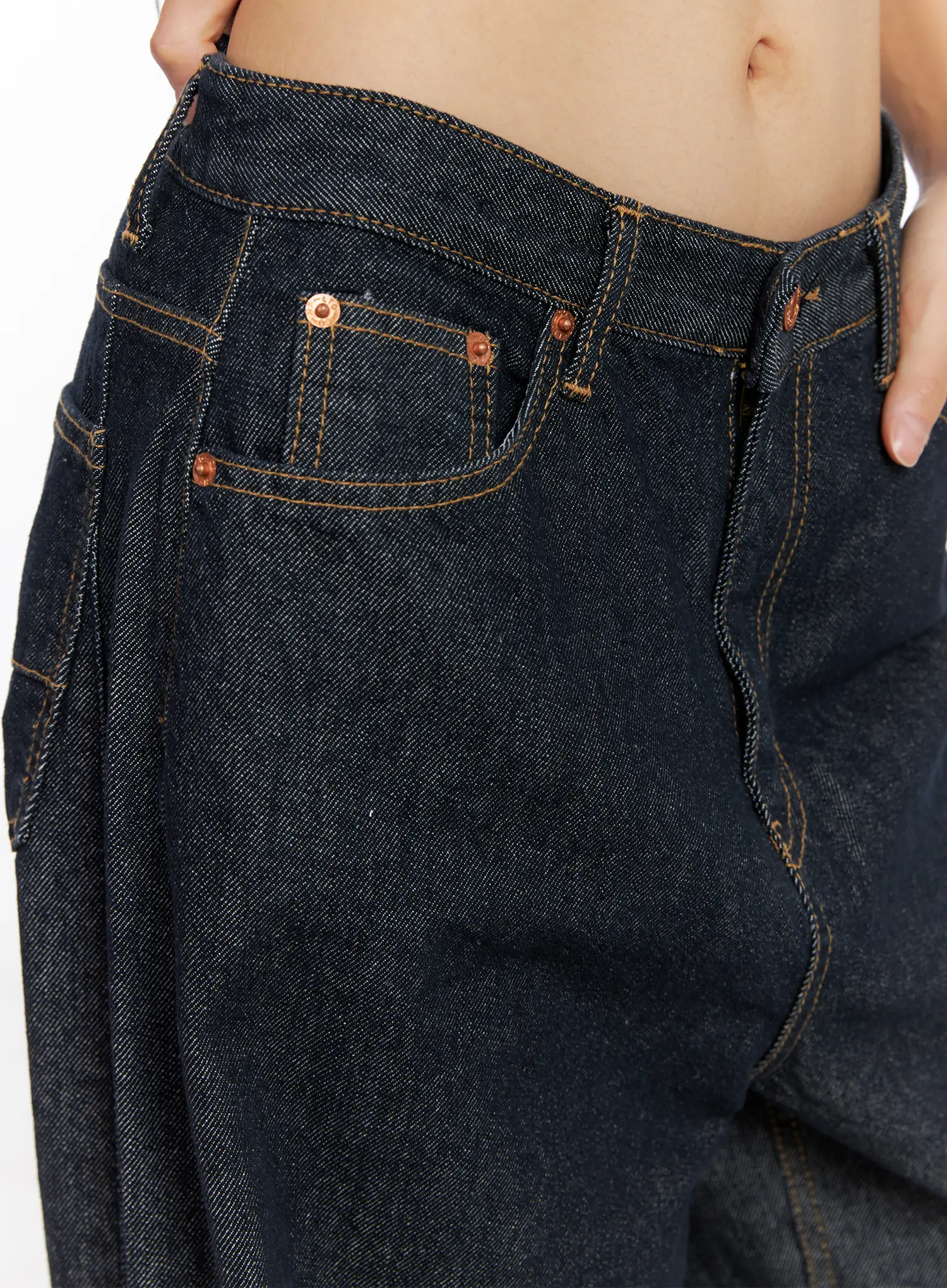 Oakley Cuffed Wide-Leg Jeans CS511 - Image 9