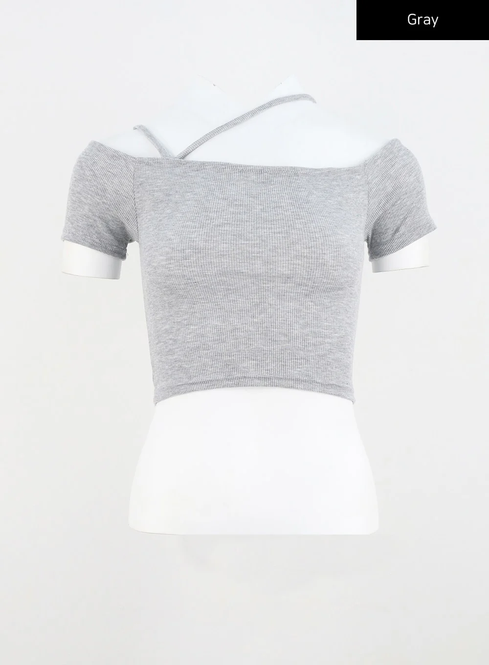 Off-Shoulder Cropped Tee CU326 - Image 15
