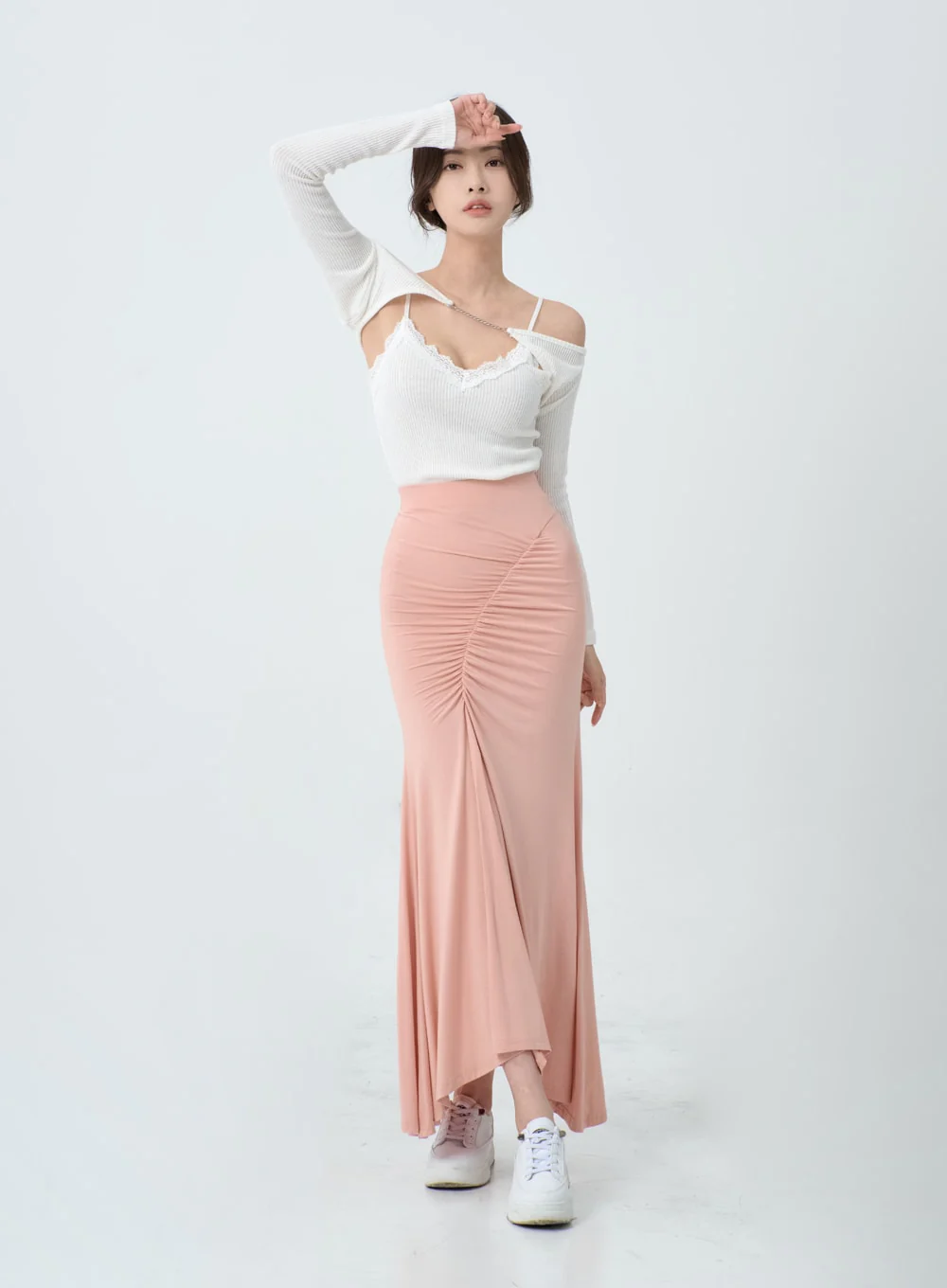 Off-Shoulder Knit Bolero Cardigan IO26 - Image 10
