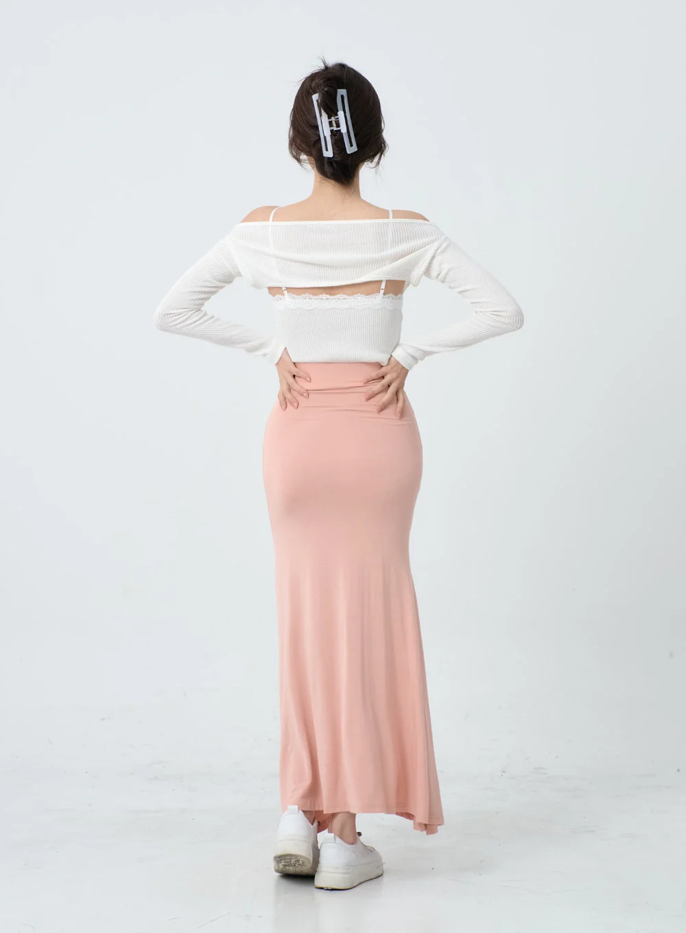 Off-Shoulder Knit Bolero Cardigan IO26 - Image 12