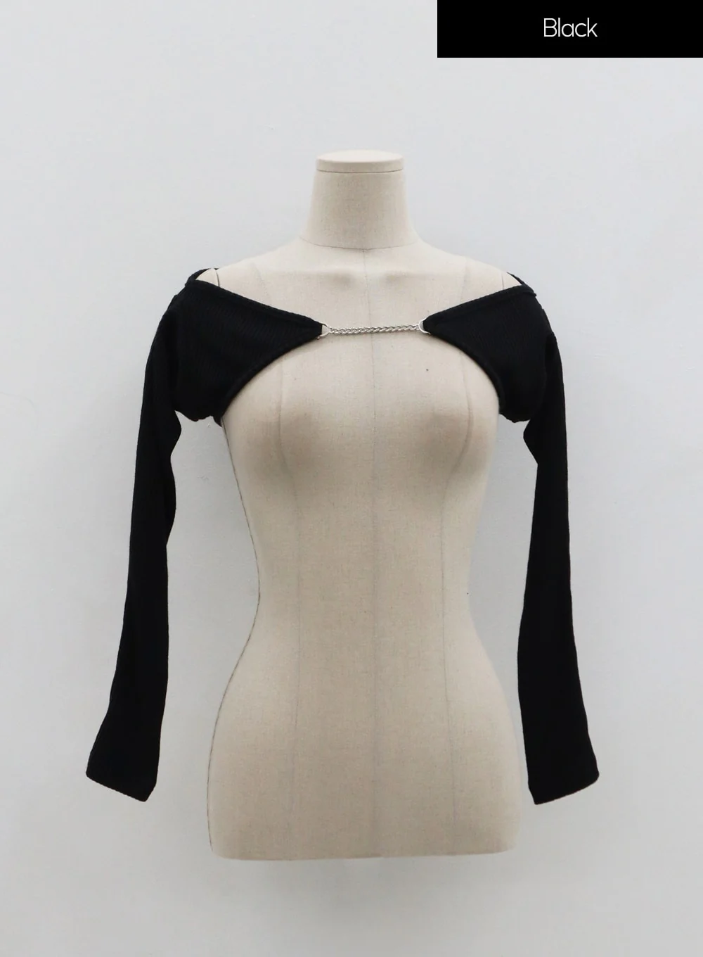Off-Shoulder Knit Bolero Cardigan IO26 - Image 19