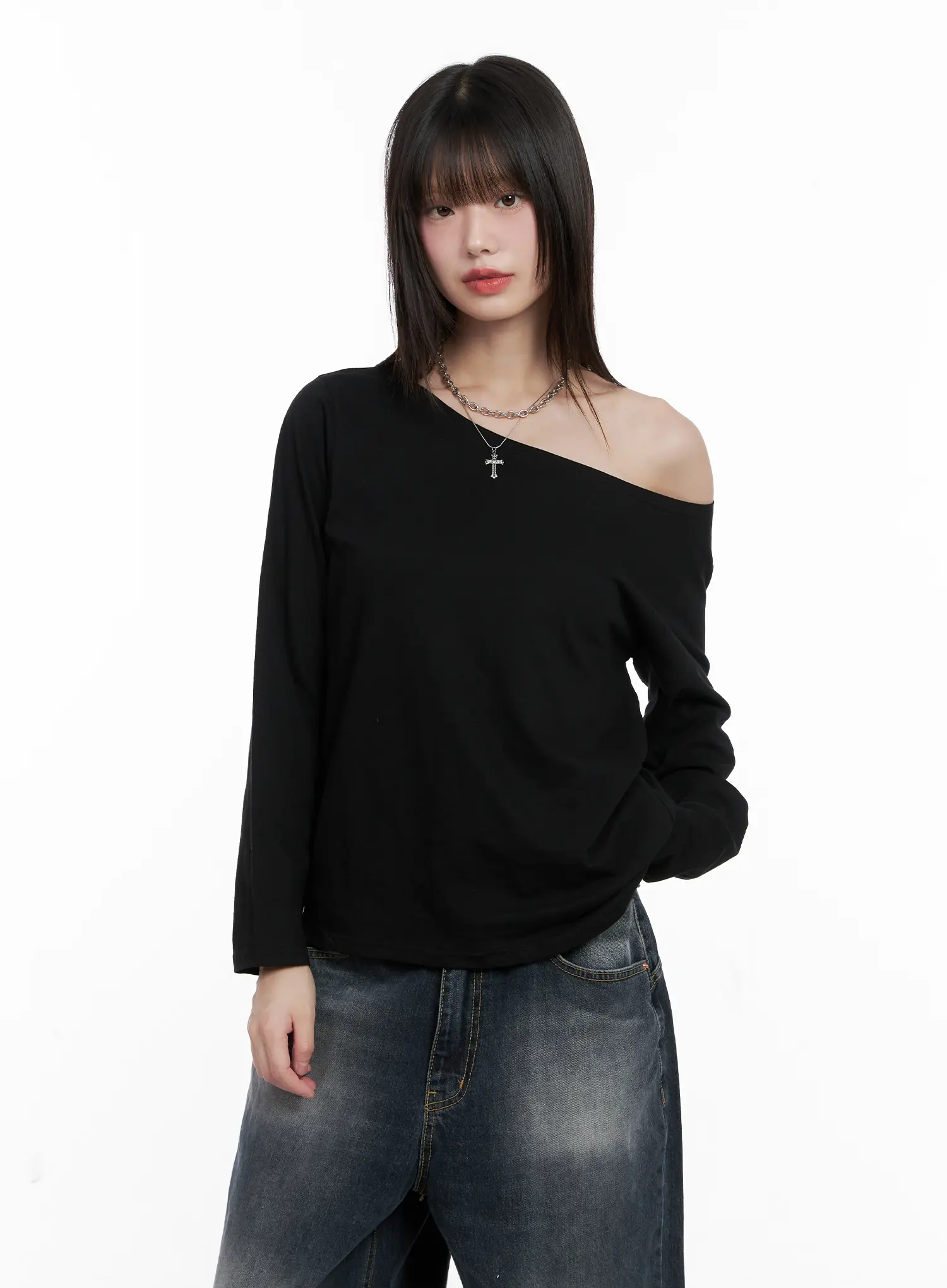 Off-Shoulder Long Sleeve Top CG515 - Image 10