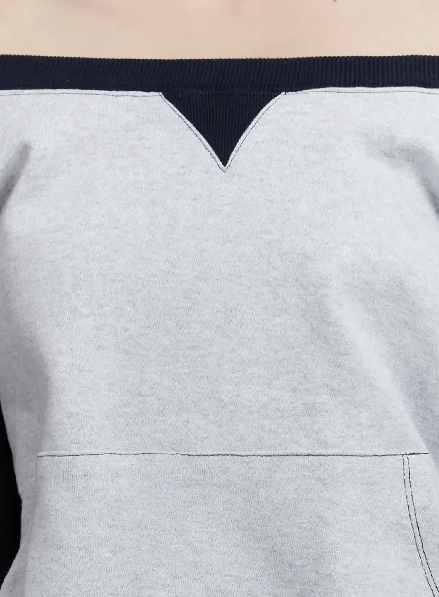 Off-Shoulder Raglan Sweatshirt IJ521 - Image 3