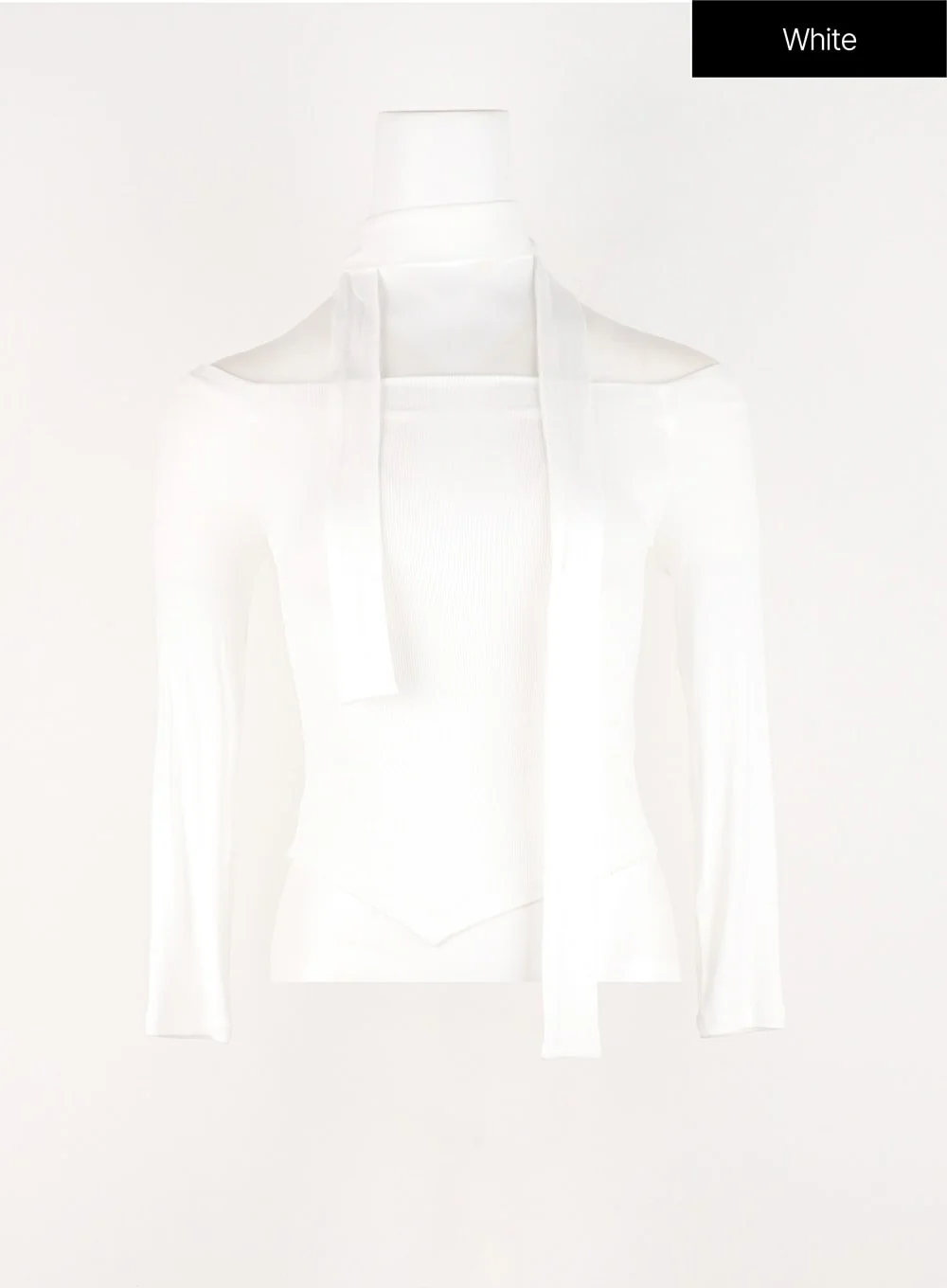 Off-Shoulder Skinny Scarf Set IN301 - Image 10