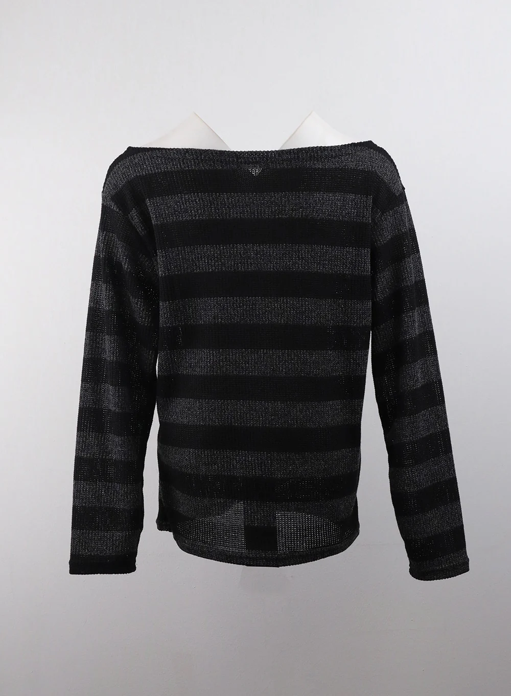 Off-Shoulder Stripe Long Sleeve Top CJ405 - Image 10