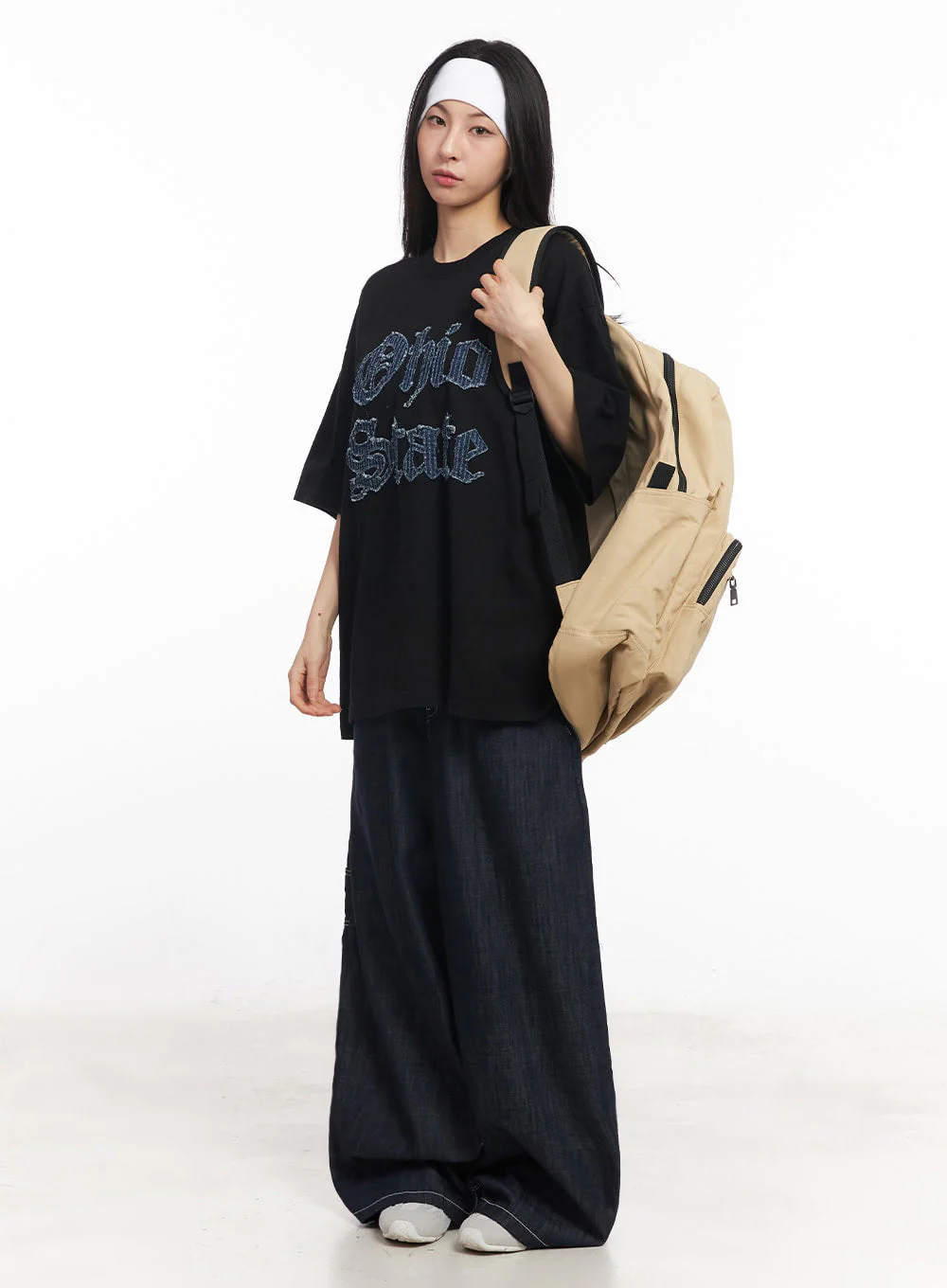 Ohio Patch Oversize T-Shirt IY529 - Image 5