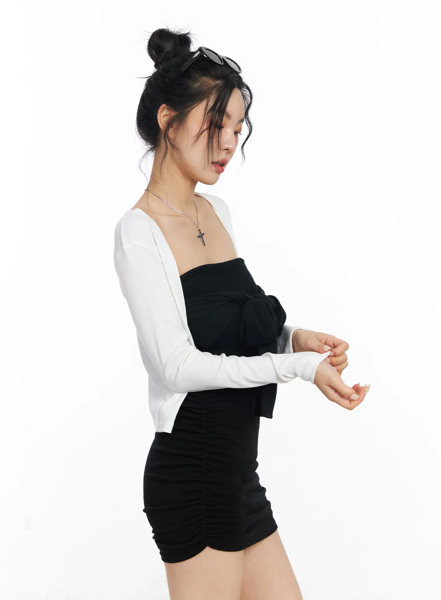 Open-Front Cardigan CJ523 - Image 2